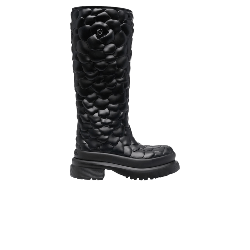 Valentino Wmns Atelier 03 Rain Boot 'Rose Edition - Black'
