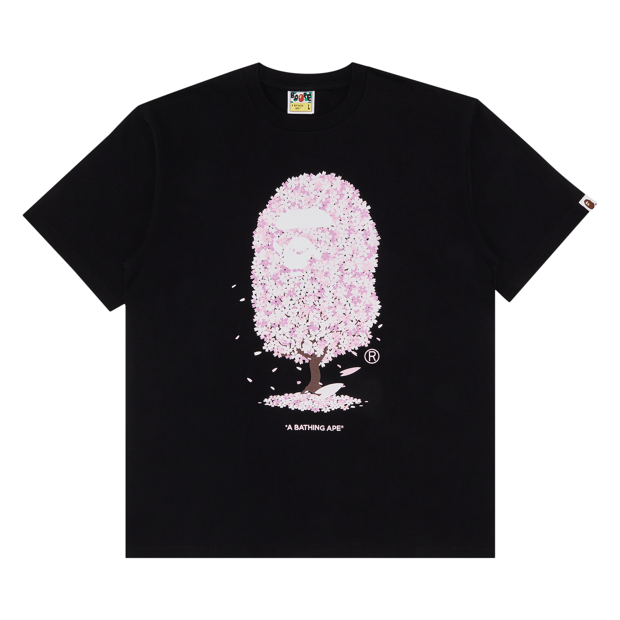 BAPE Sakura Tee 'Black'