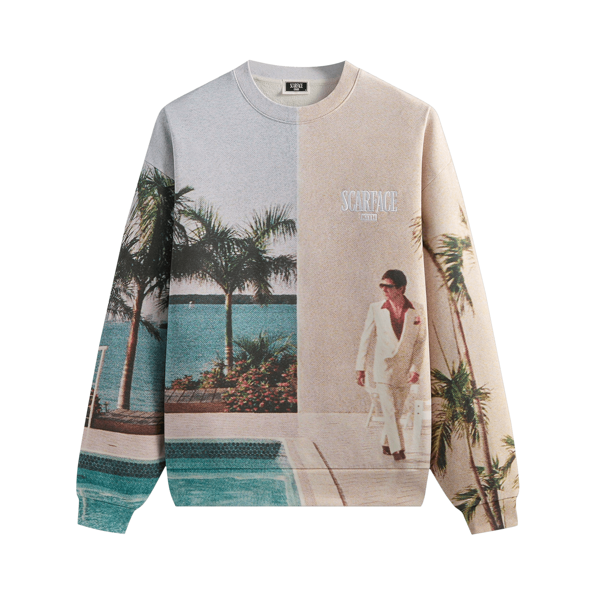 Kith For Scarface Tony Miami Vintage Nelson Crewneck 'Multi'