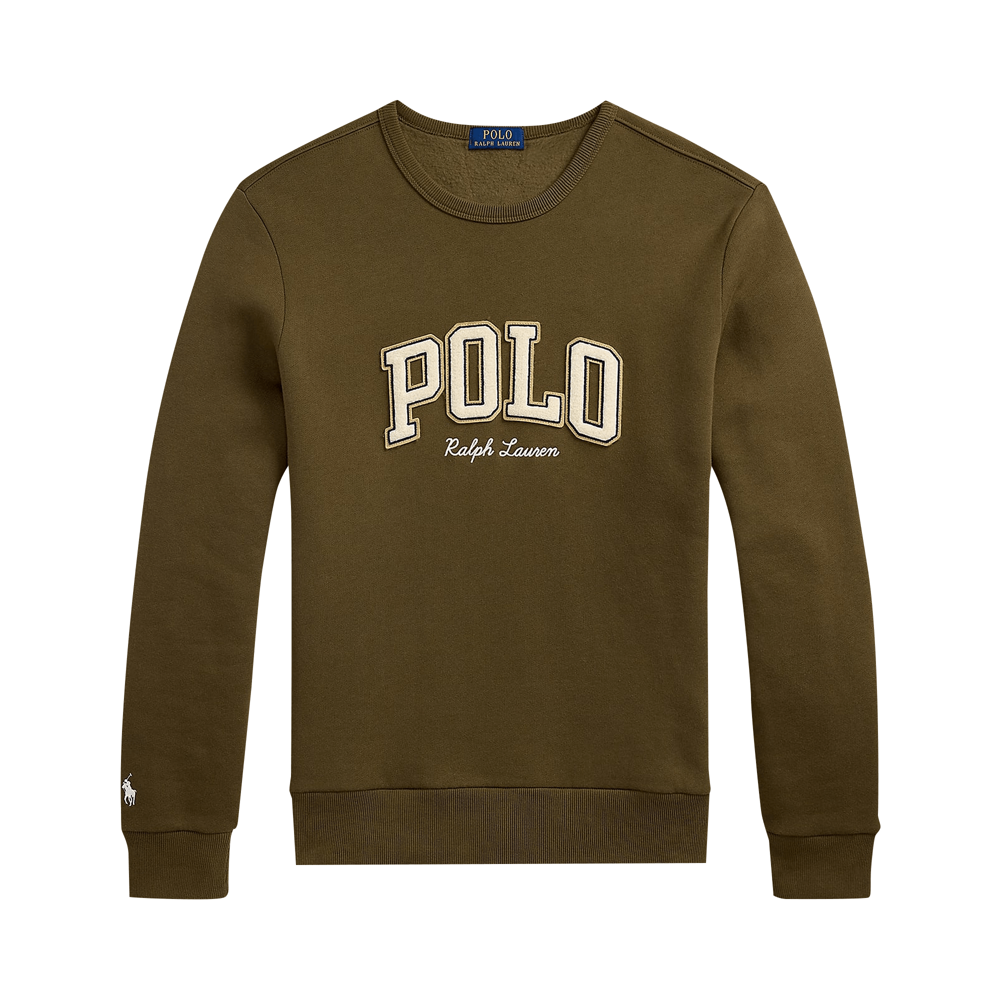 Polo Ralph Lauren Seasonal Fleece Long-Sleeve Sweatshirt 'Canopy Olive'