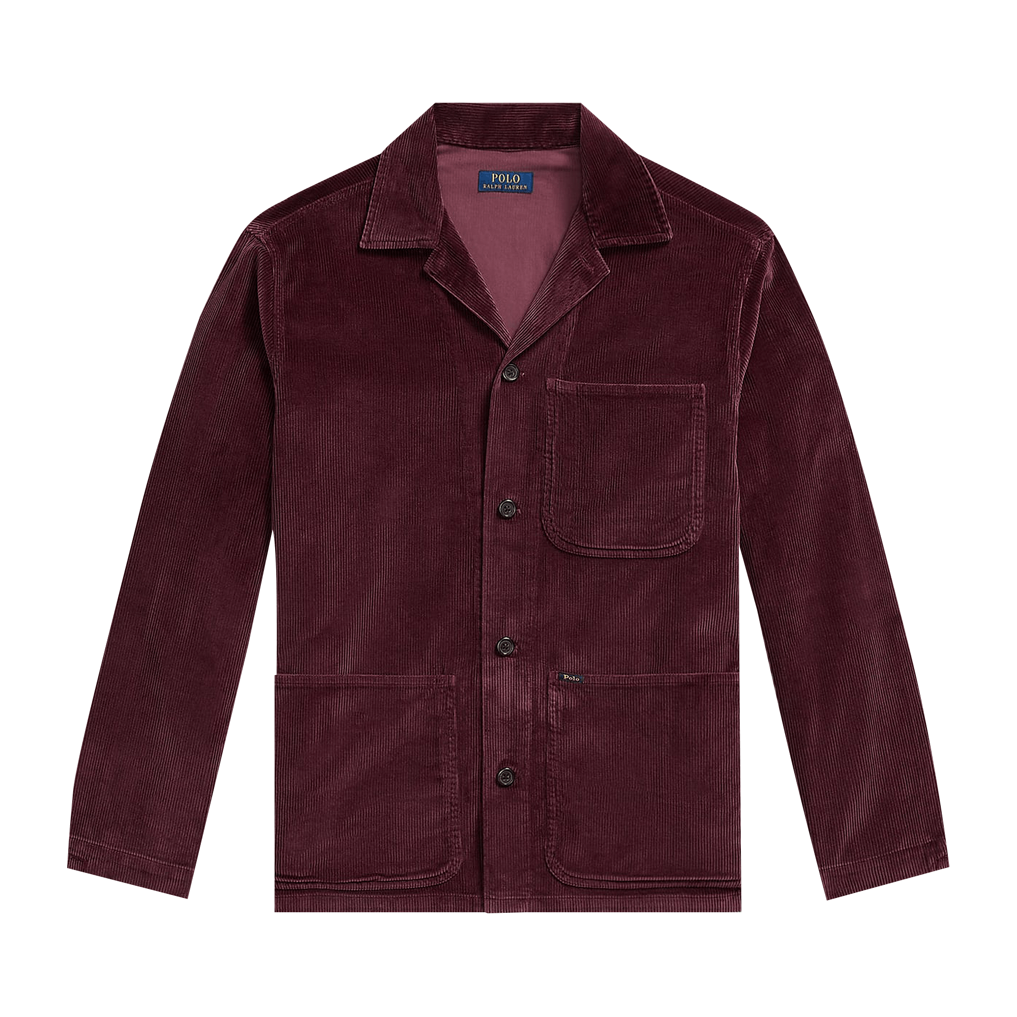 Polo Ralph Lauren Corduroy Long-Sleeve Sport Shirt 'Rich Ruby'