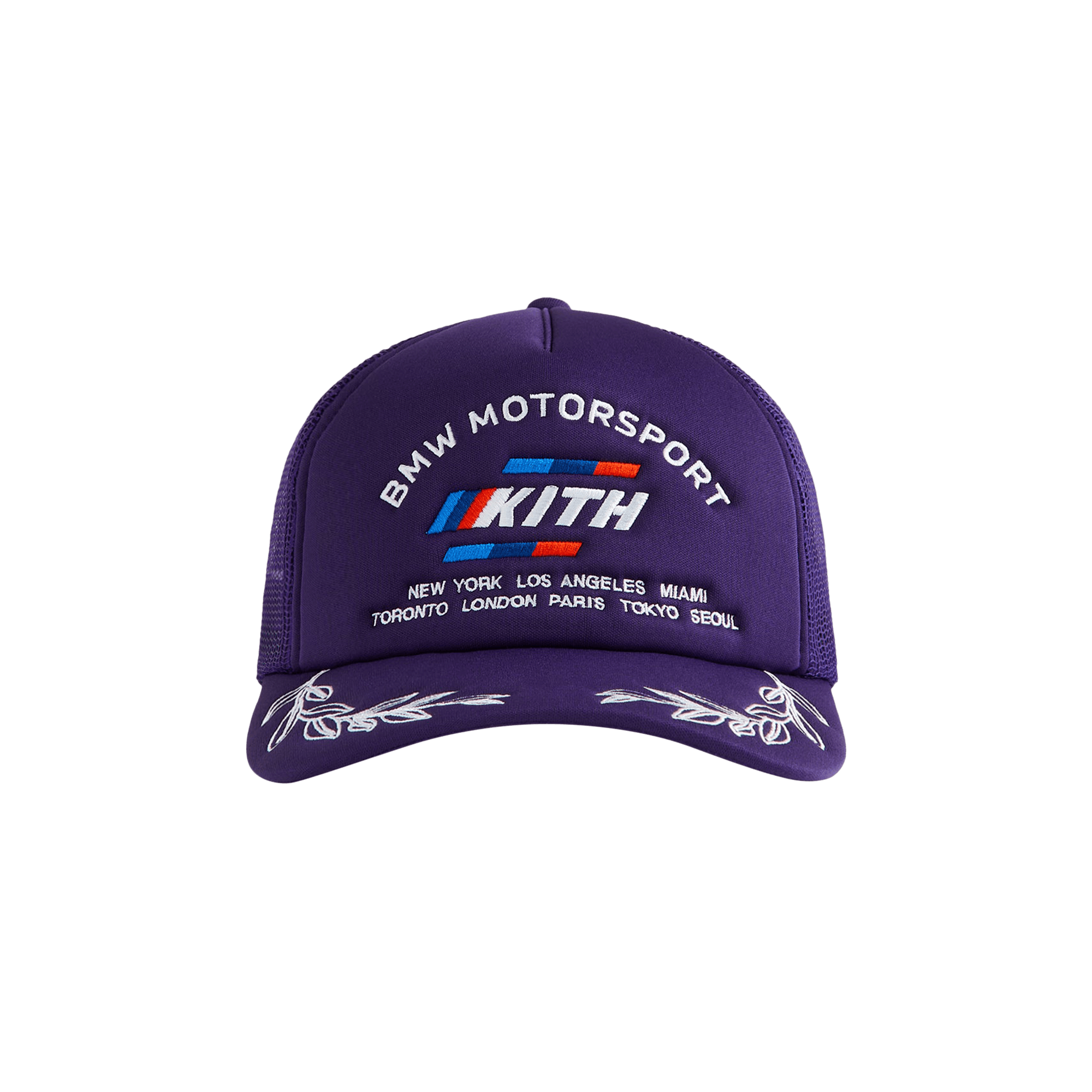 Kith x BMW M Nolan Trucker Hat 'Techno Violet'