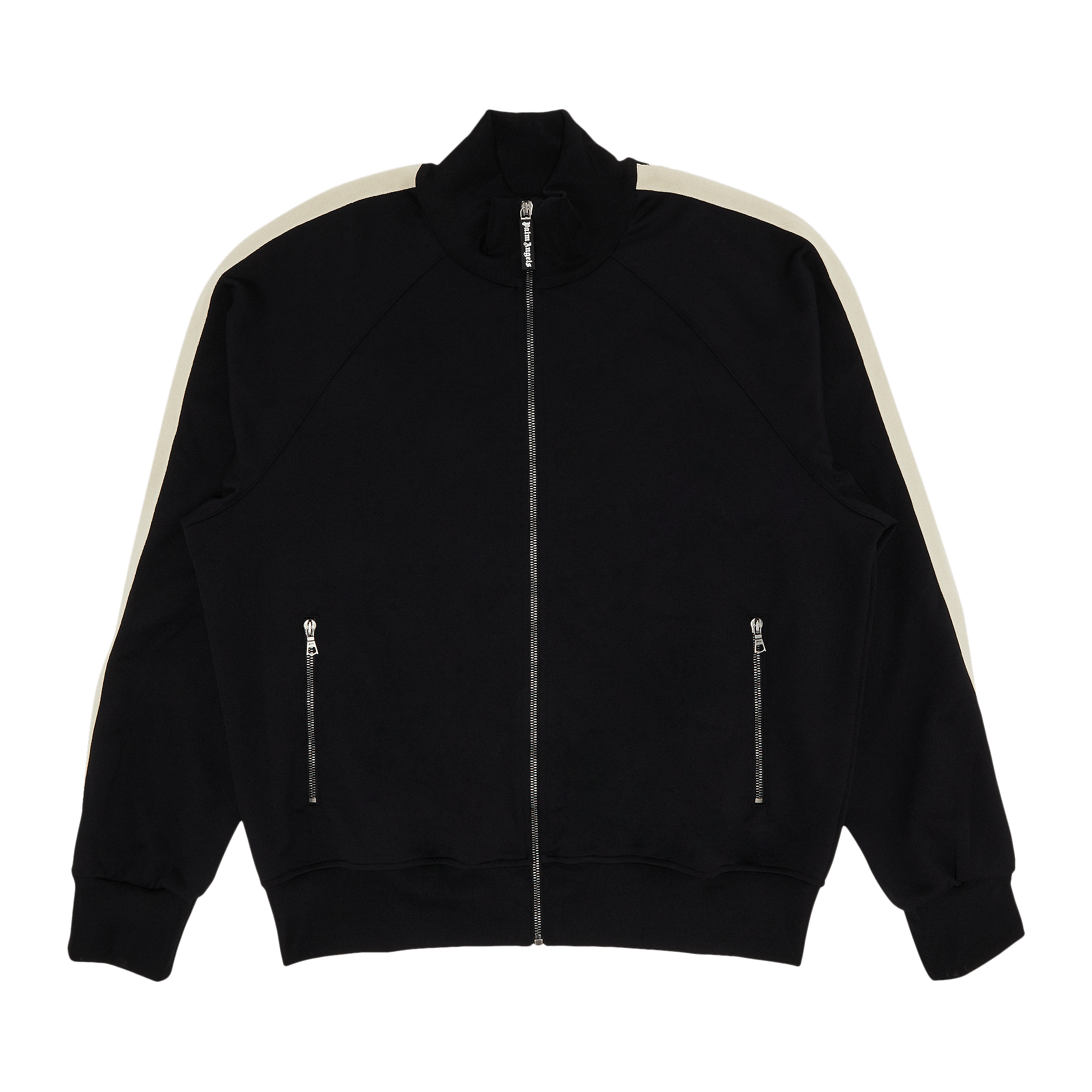 Palm Angels Performance Zip-Up Track Jacket 'Black/Orange'