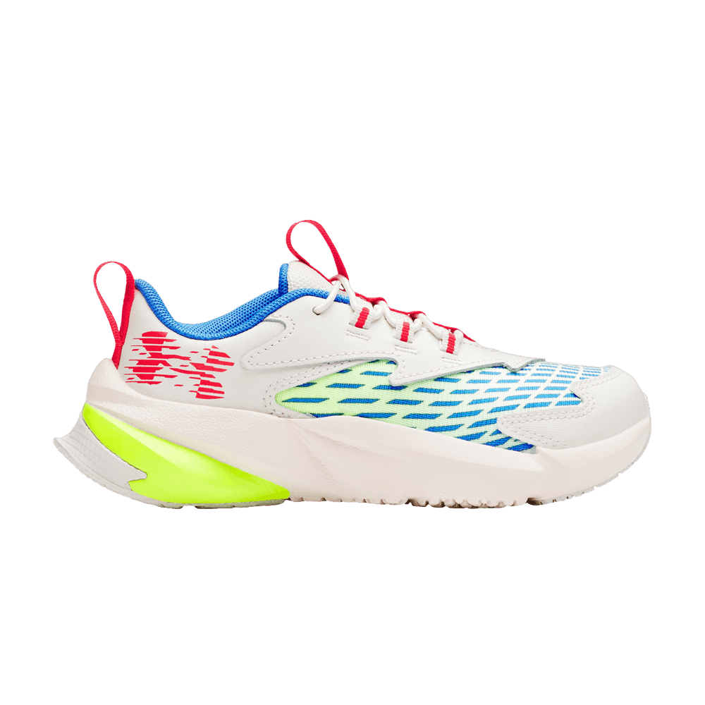 Under Armour Scramjet 7 PS 'Summit White High Vis Yellow Racer Red'