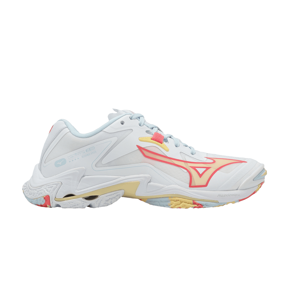 Mizuno Wmns Wave Lightning Z8 'White Calypso Coral'