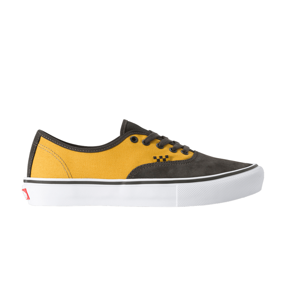 Vans Skate Authentic 'Black Mustard Yellow'