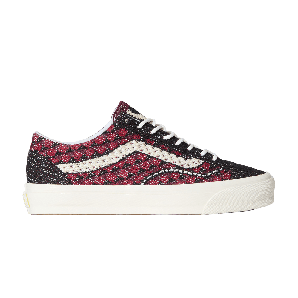 Vans Premium Old Skool 'Knit Pack - Geo Check Bordeaux Red'