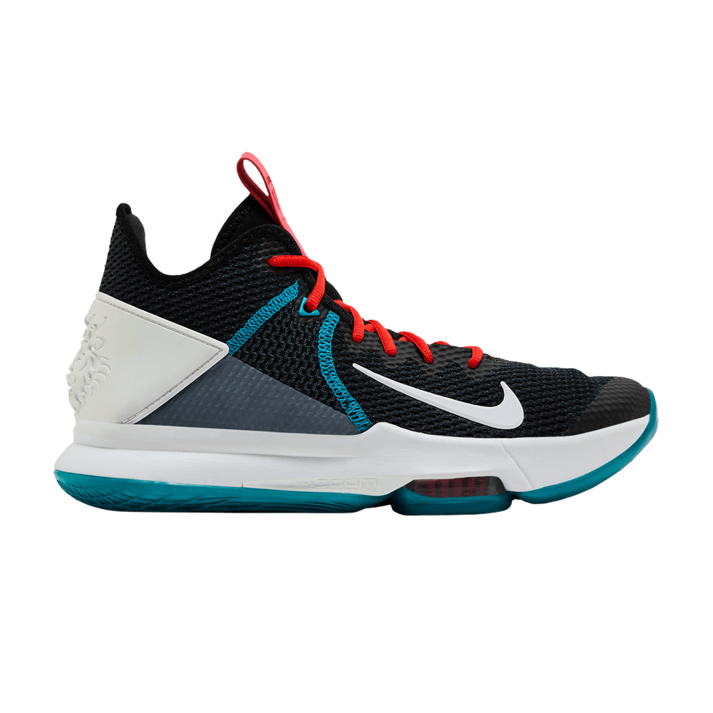 Nike LeBron Witness 4 'Black Red Glass Blue'