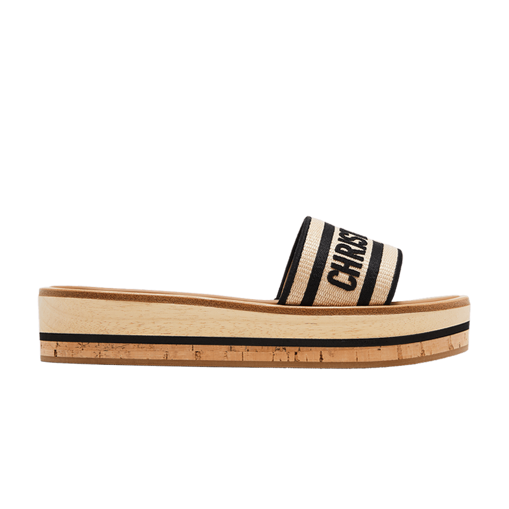 Dior Wmns DWay Slide 'Raffia Black'