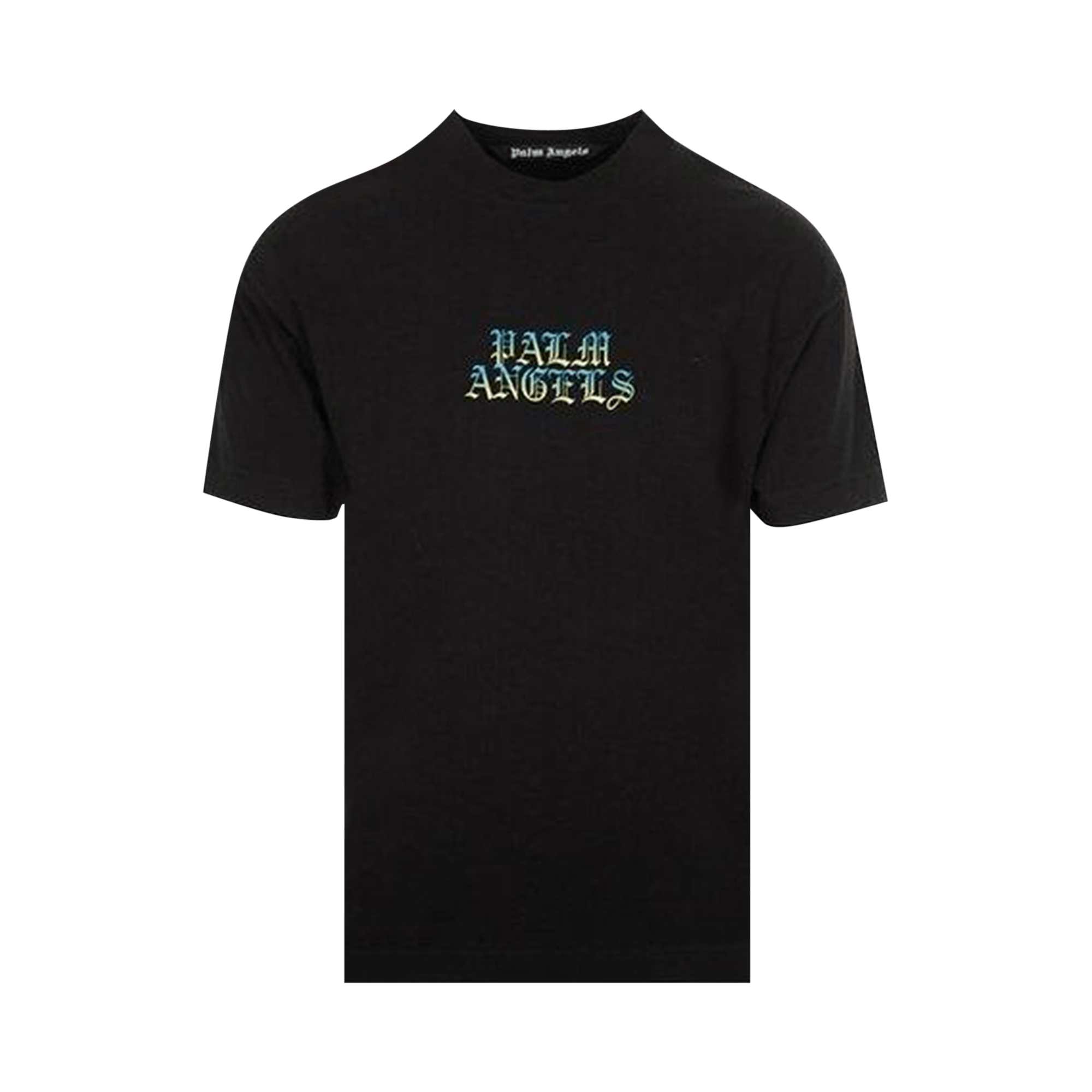 Palm Angels Gothic Logo Tee 'Black/Multicolor'