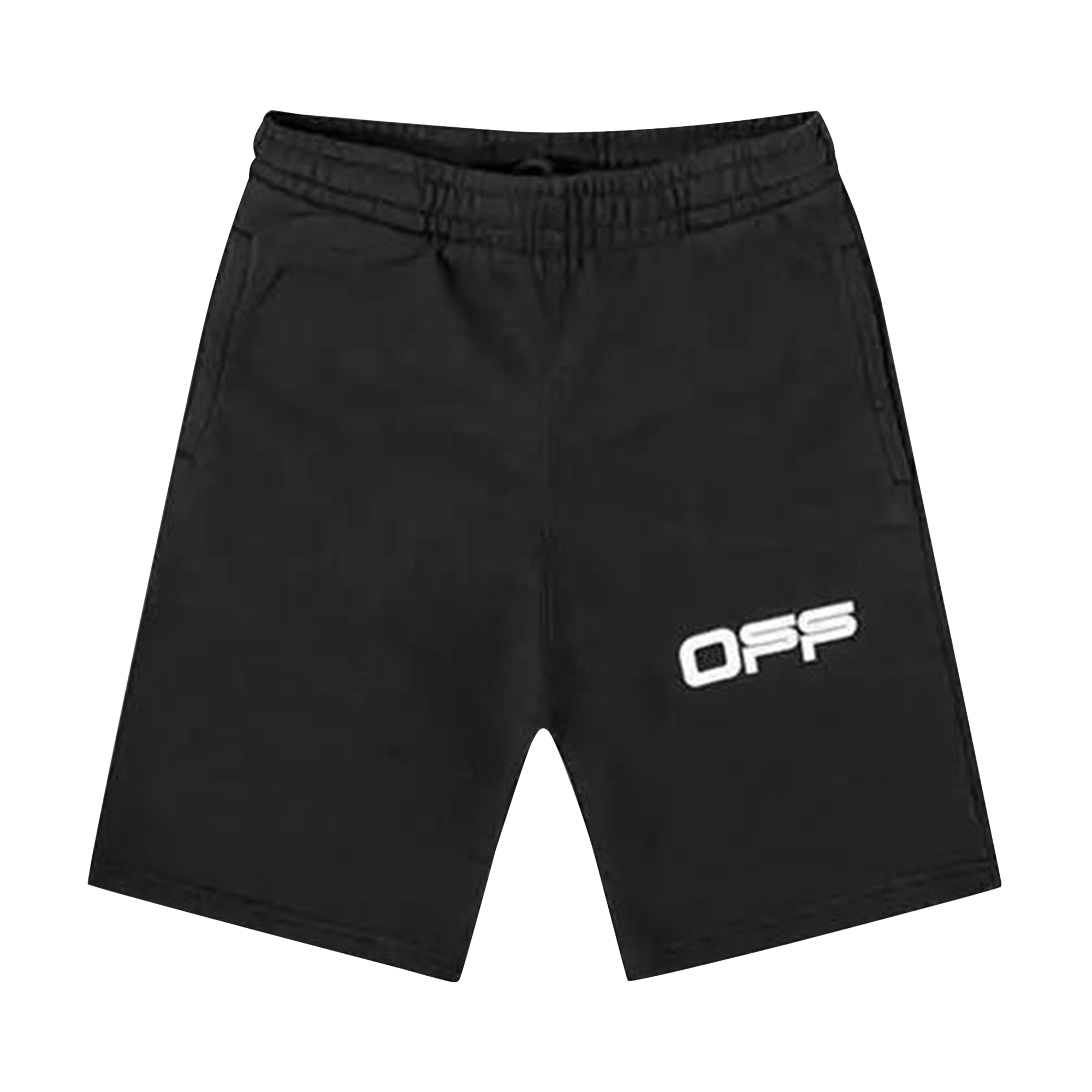 Off-White Airport Tape Sweatshort 'Black'