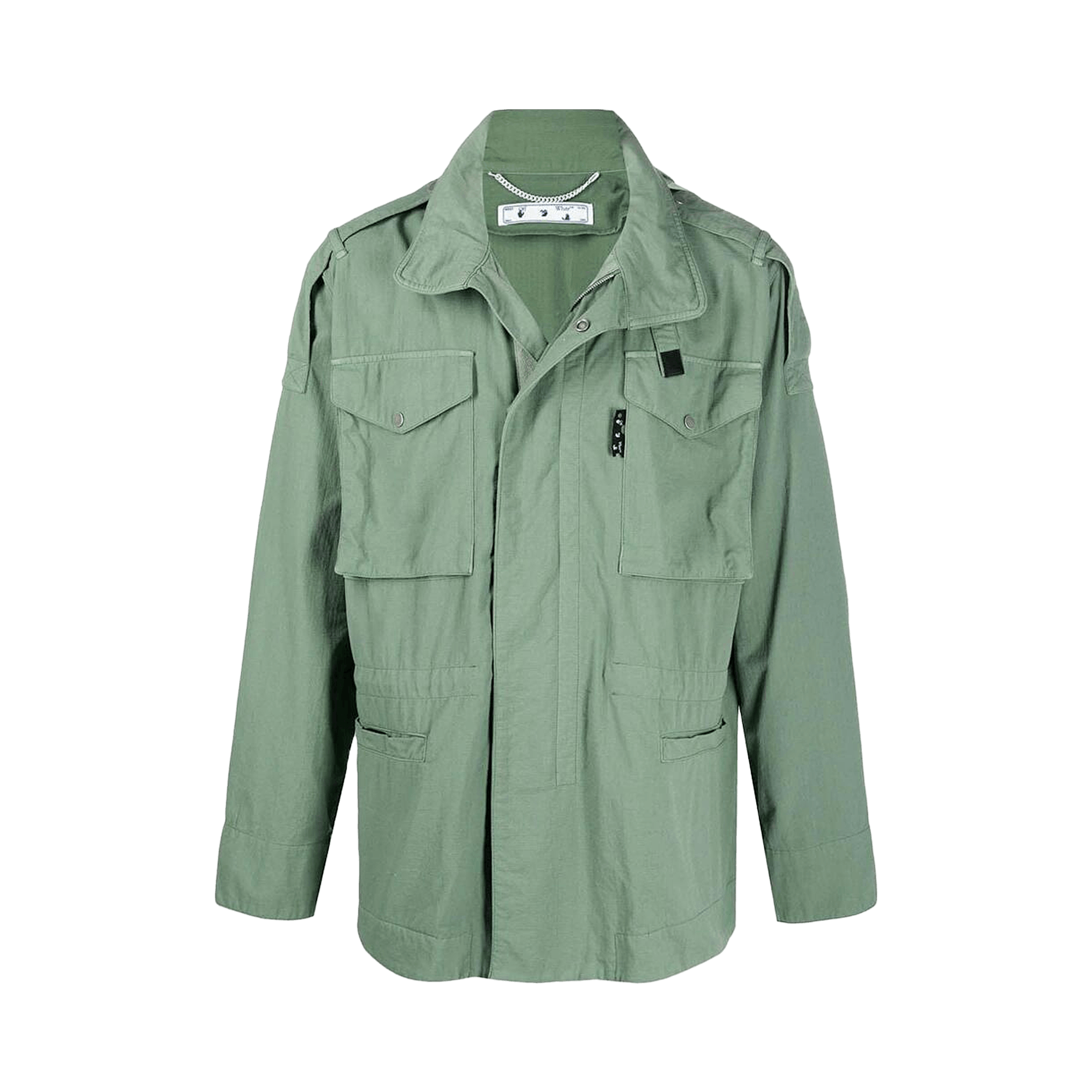 Off-White Arrows Logo Field Jacket 'Green'