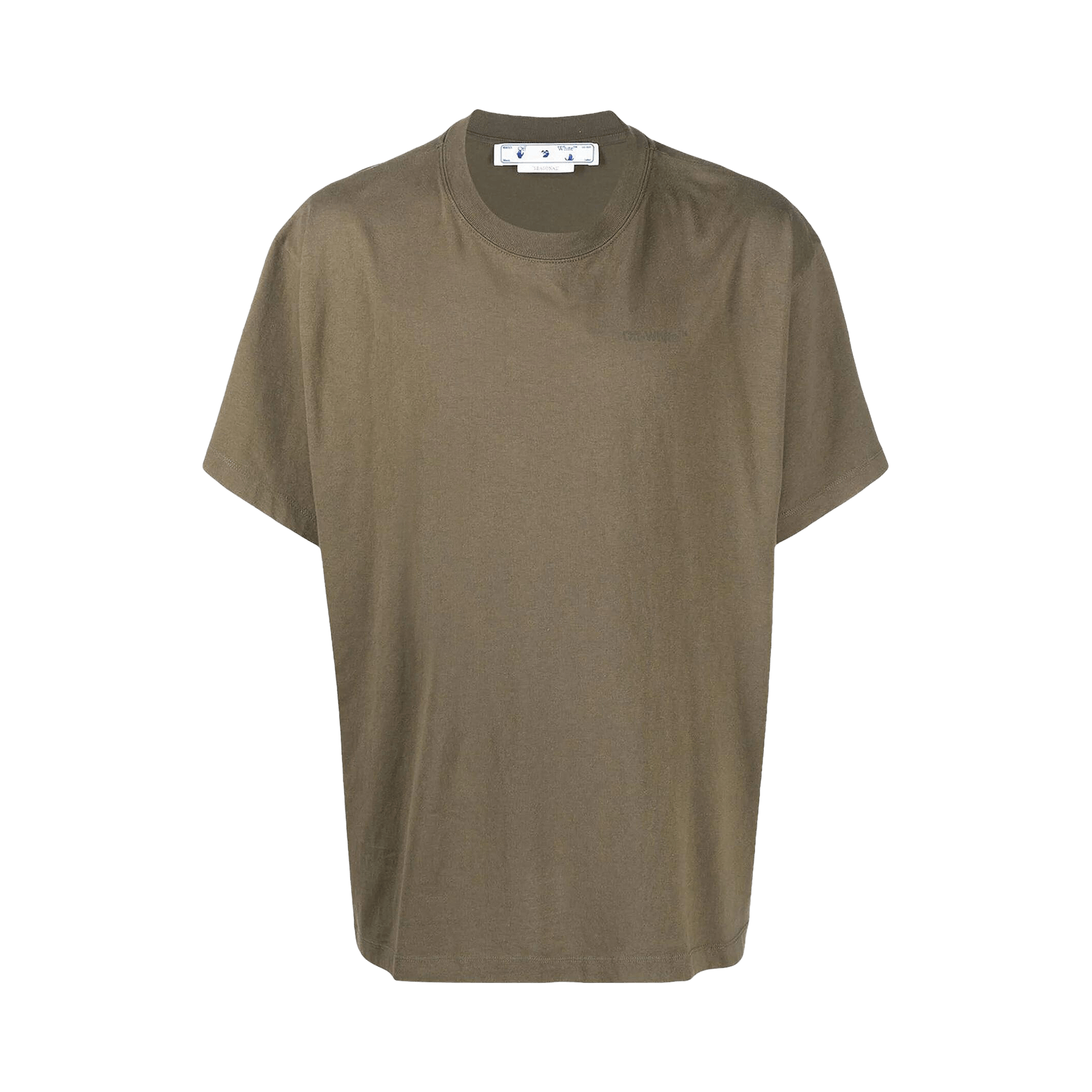Off-White Rubber Diagonals Oversized T-Shirt 'Army Green'