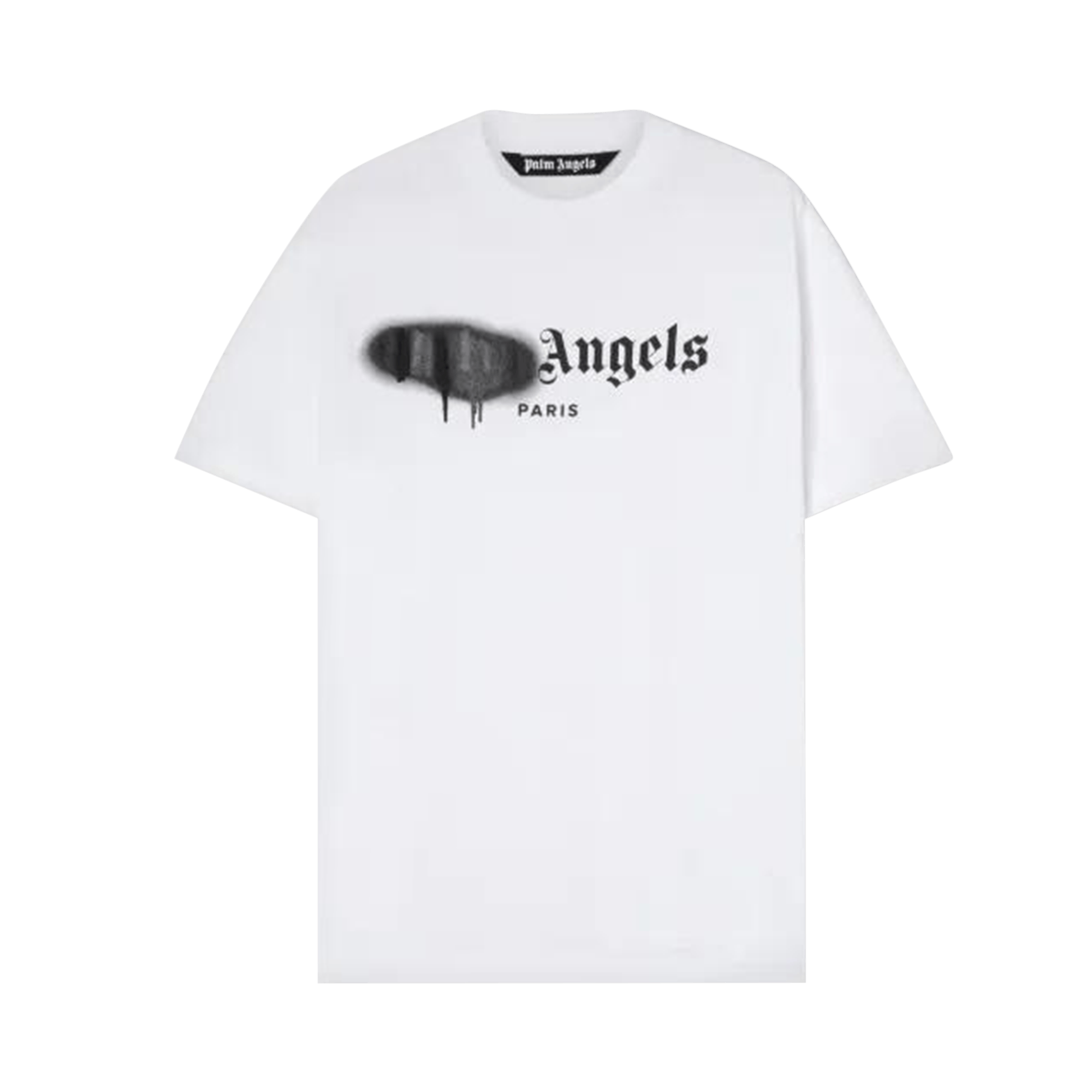 Palm Angels Paris Sprayed Logo T-Shirt 'White'