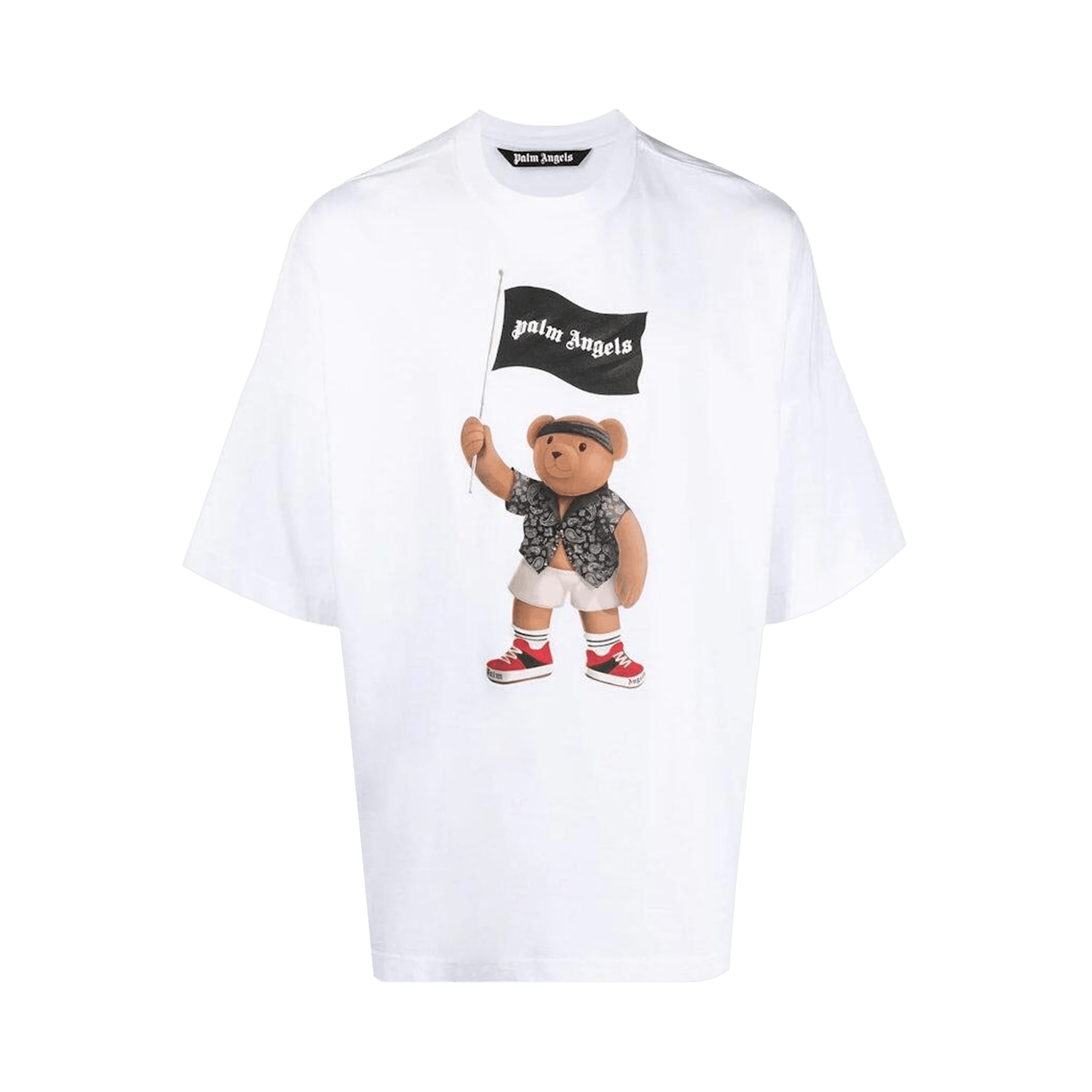 Palm Angels Pirate Teddy Bear T-Shirt 'White'