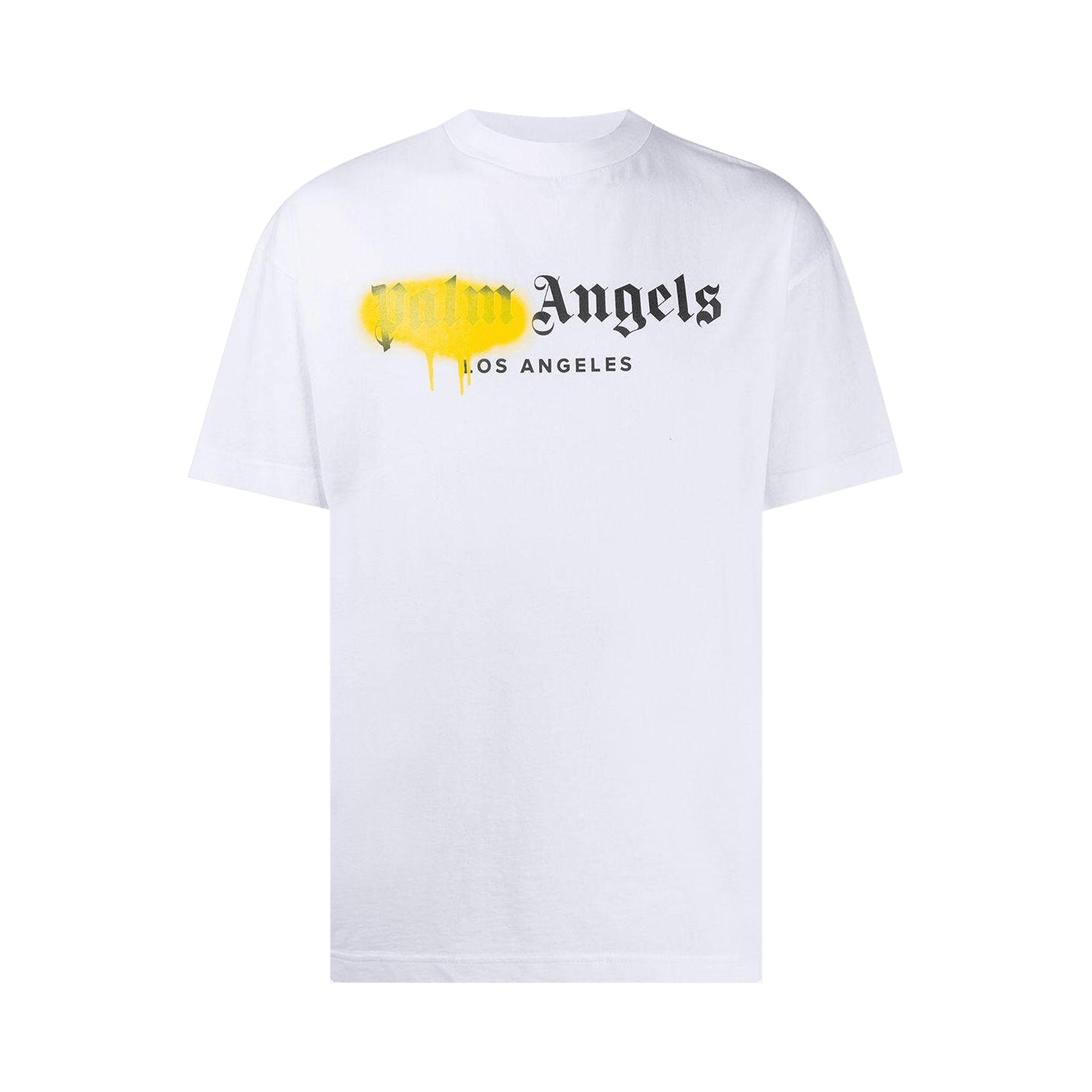 Palm Angels LA Spray Logo T-Shirt 'White'