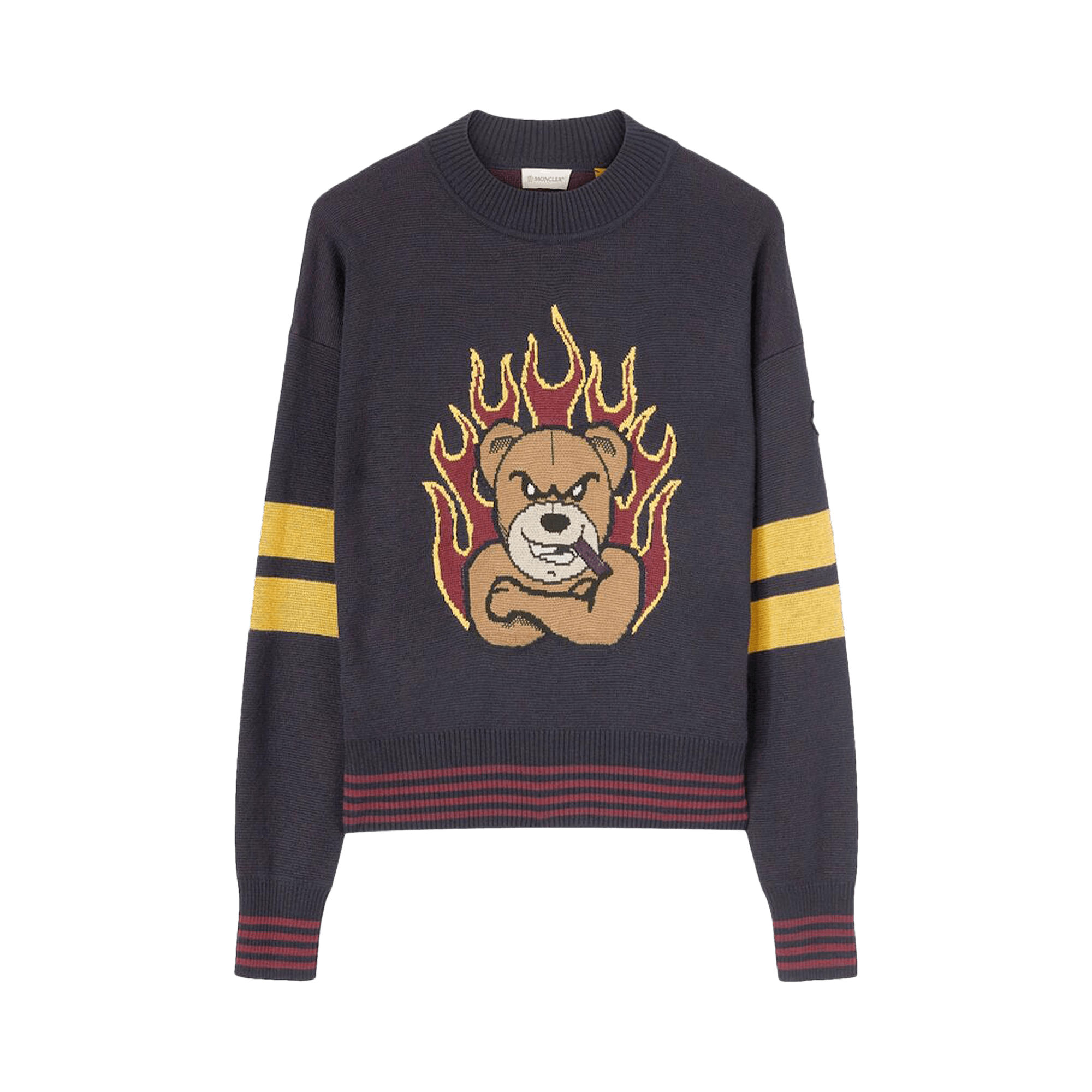 Palm Angels x 8 Moncler Tricot Crewneck 'Black'