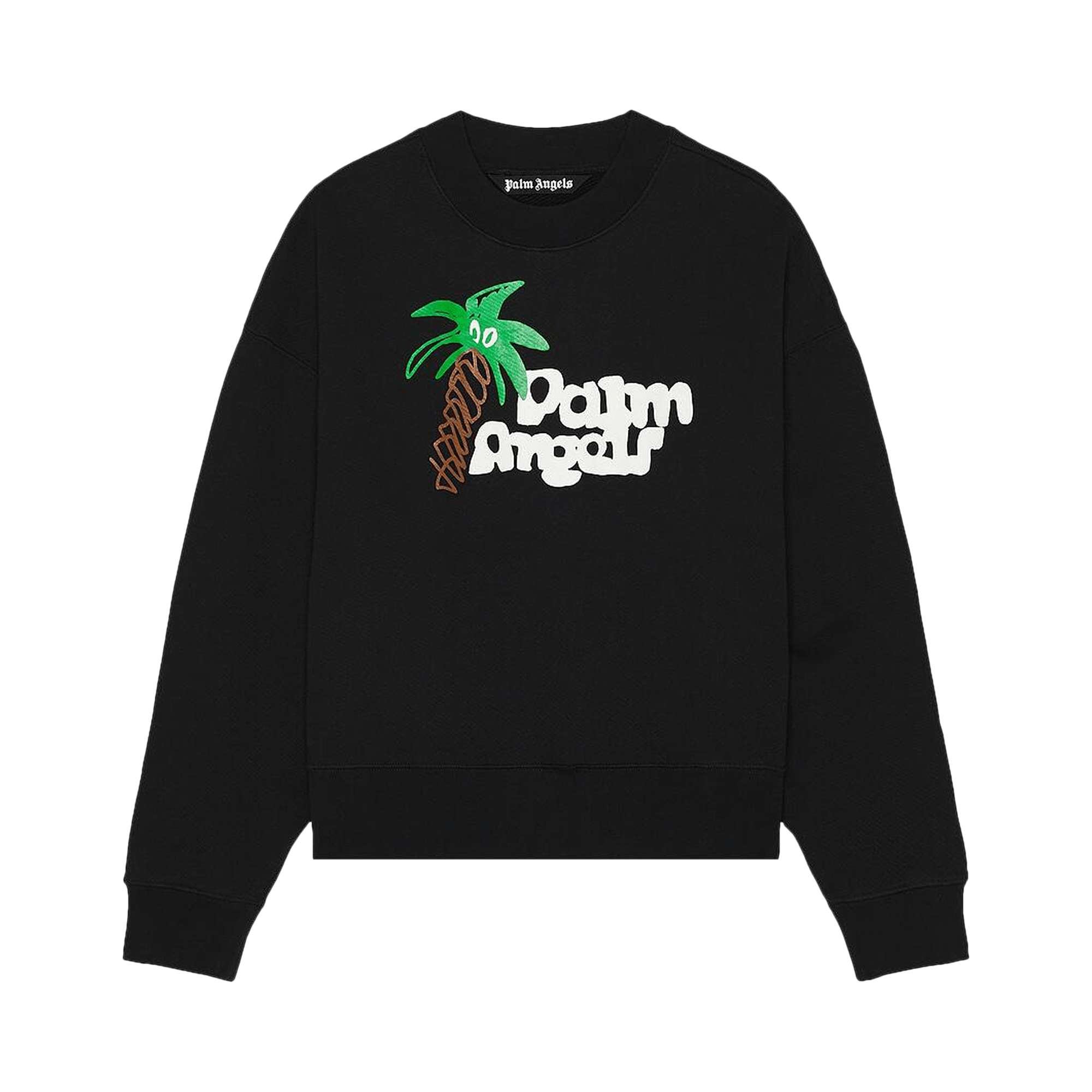 Palm Angels Sketchy Jersey Sweatshirt 'Black'