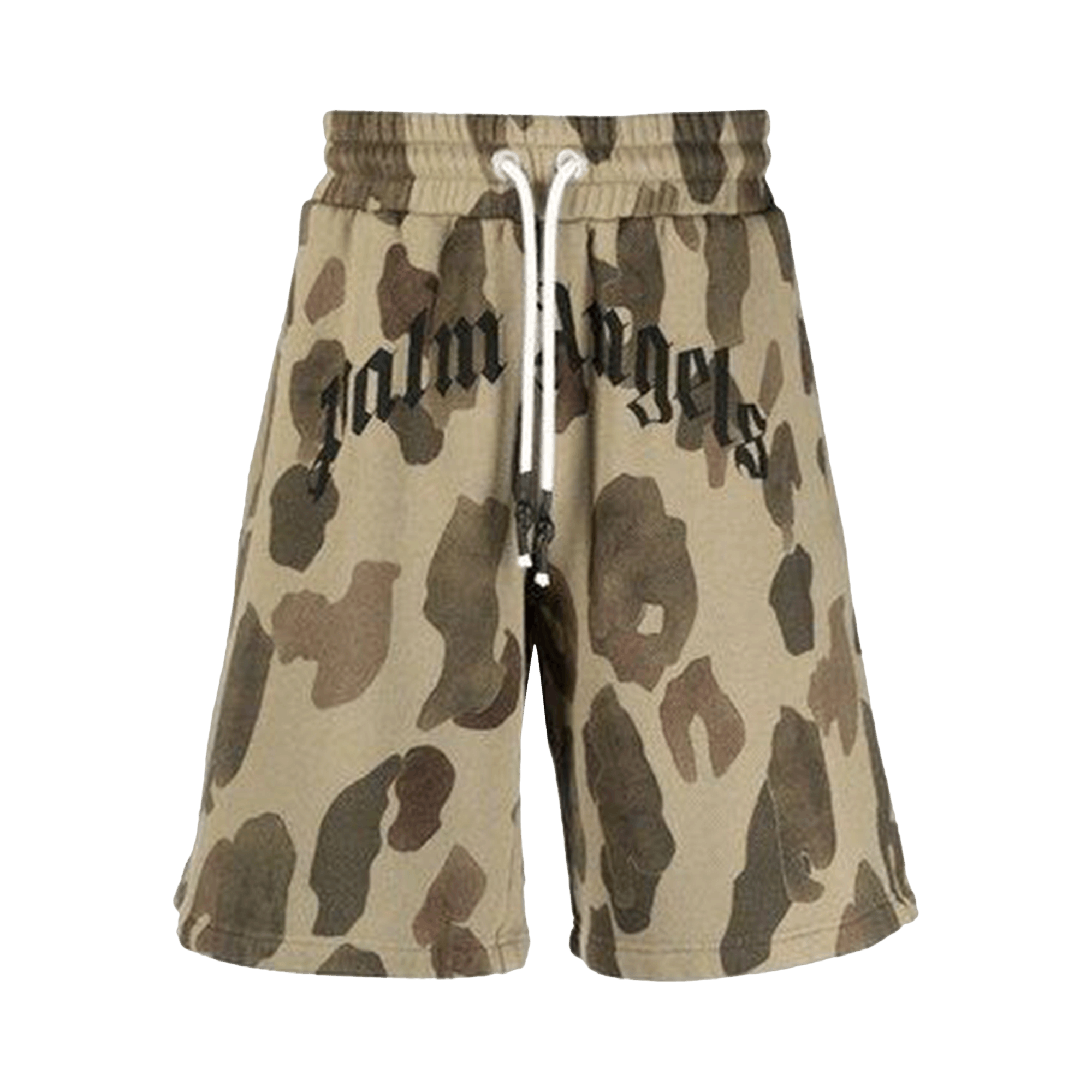 Palm Angels Camouflage Military Pattern Shorts 'Brown'