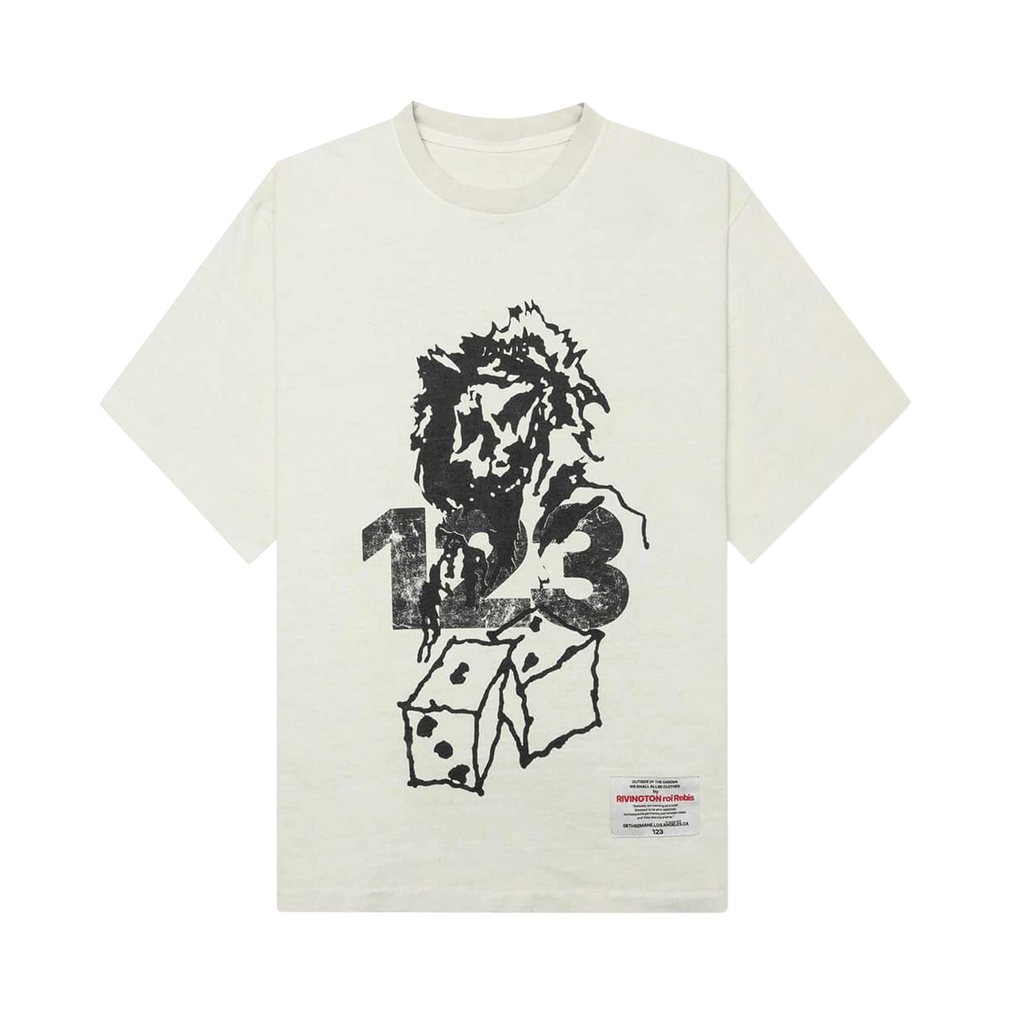 RIVINGTON roi Rebis x Feature I Must Win Tee 'Vintage White'