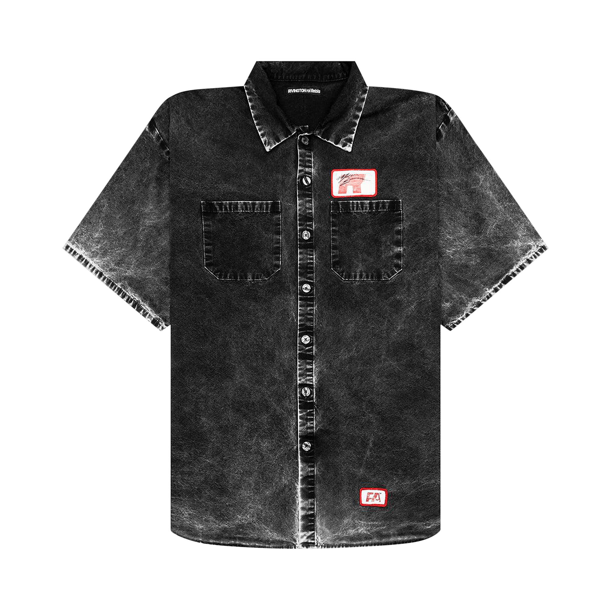 RIVINGTON roi Rebis Working Man Shirt 'Washed Black'