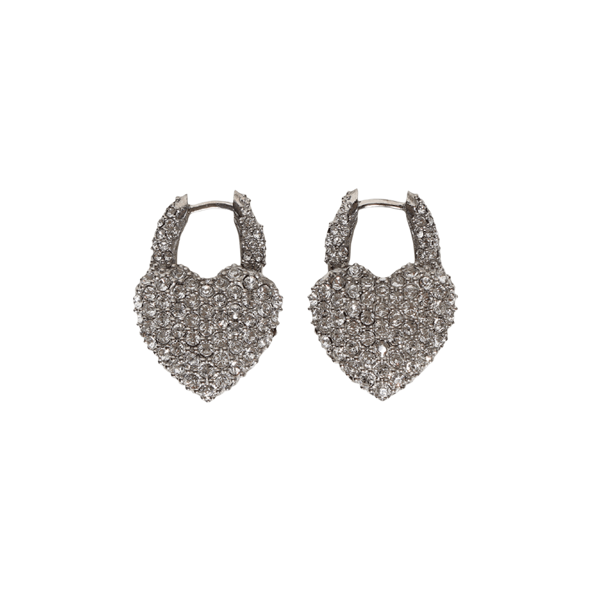 ピアス Vetements Silver l earrings Vetements Women's Logo Stud Single Earring in Silver Vetements