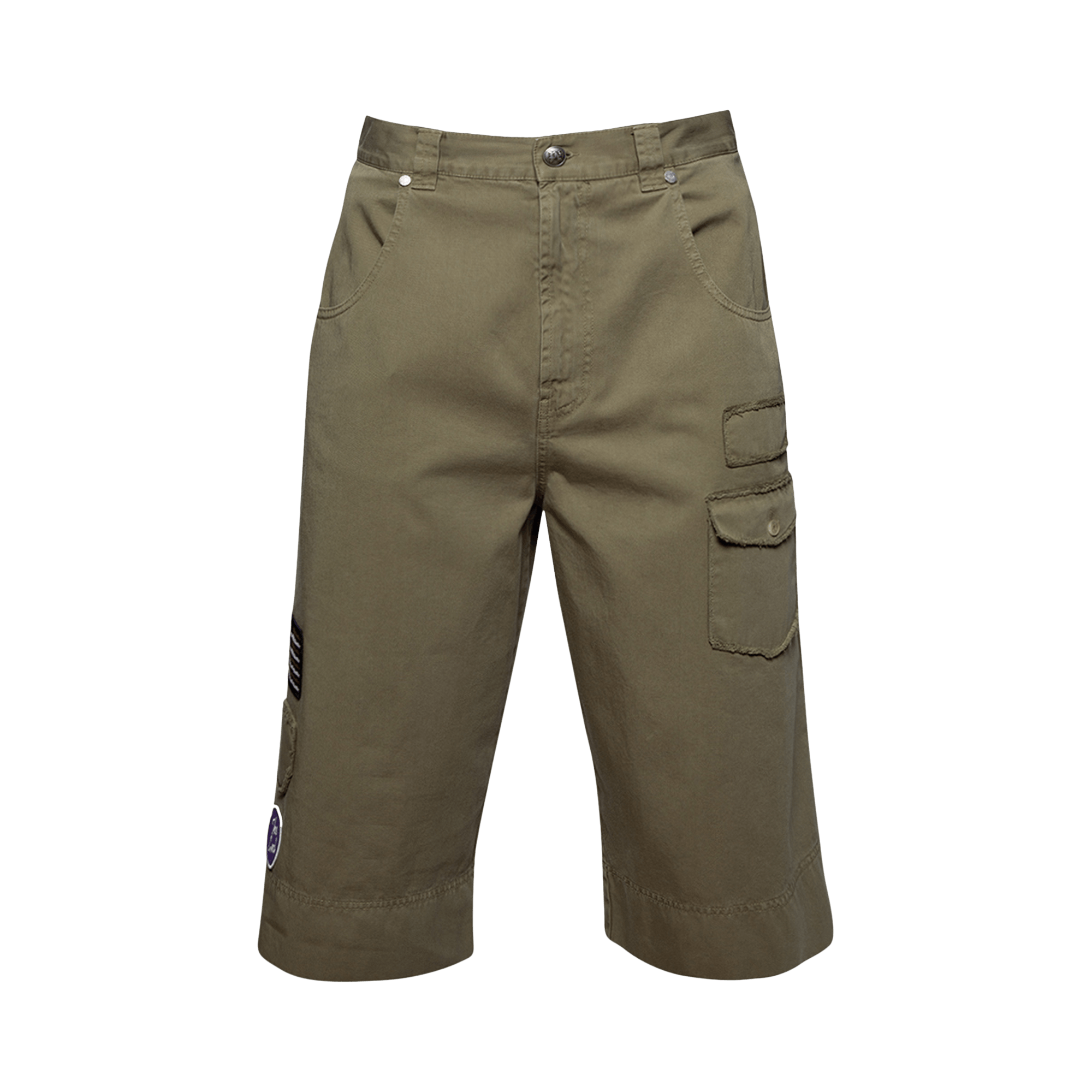 Palm Angels Military Patch Bermuda Shorts 'Army Green'