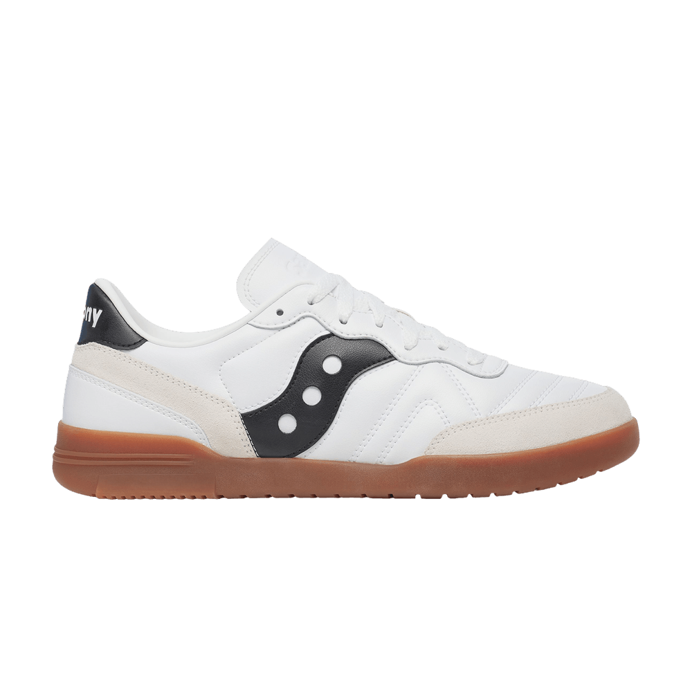 Saucony 586i Leather 'White Black Gum'