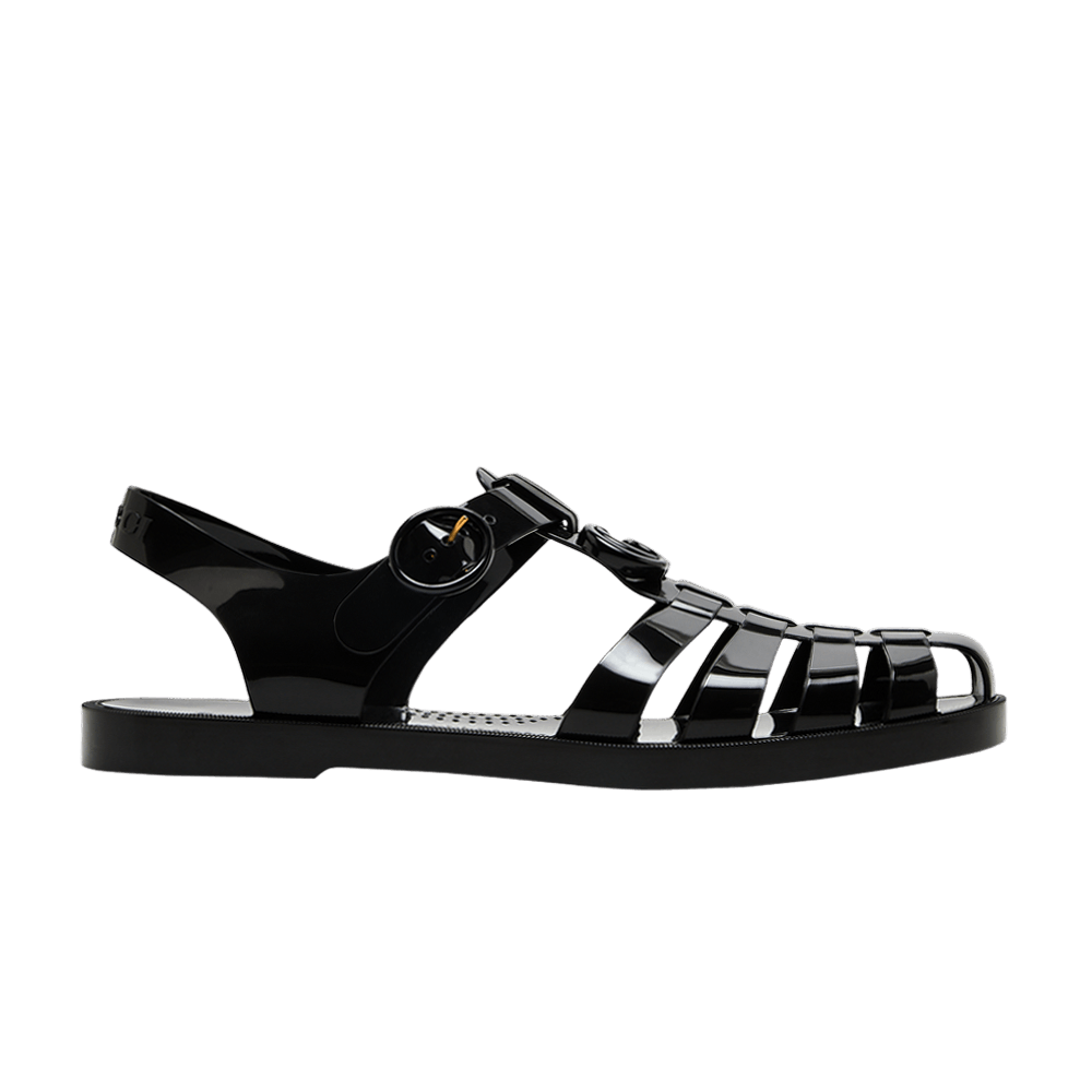Gucci GG Fisherman Sandal 'Black'