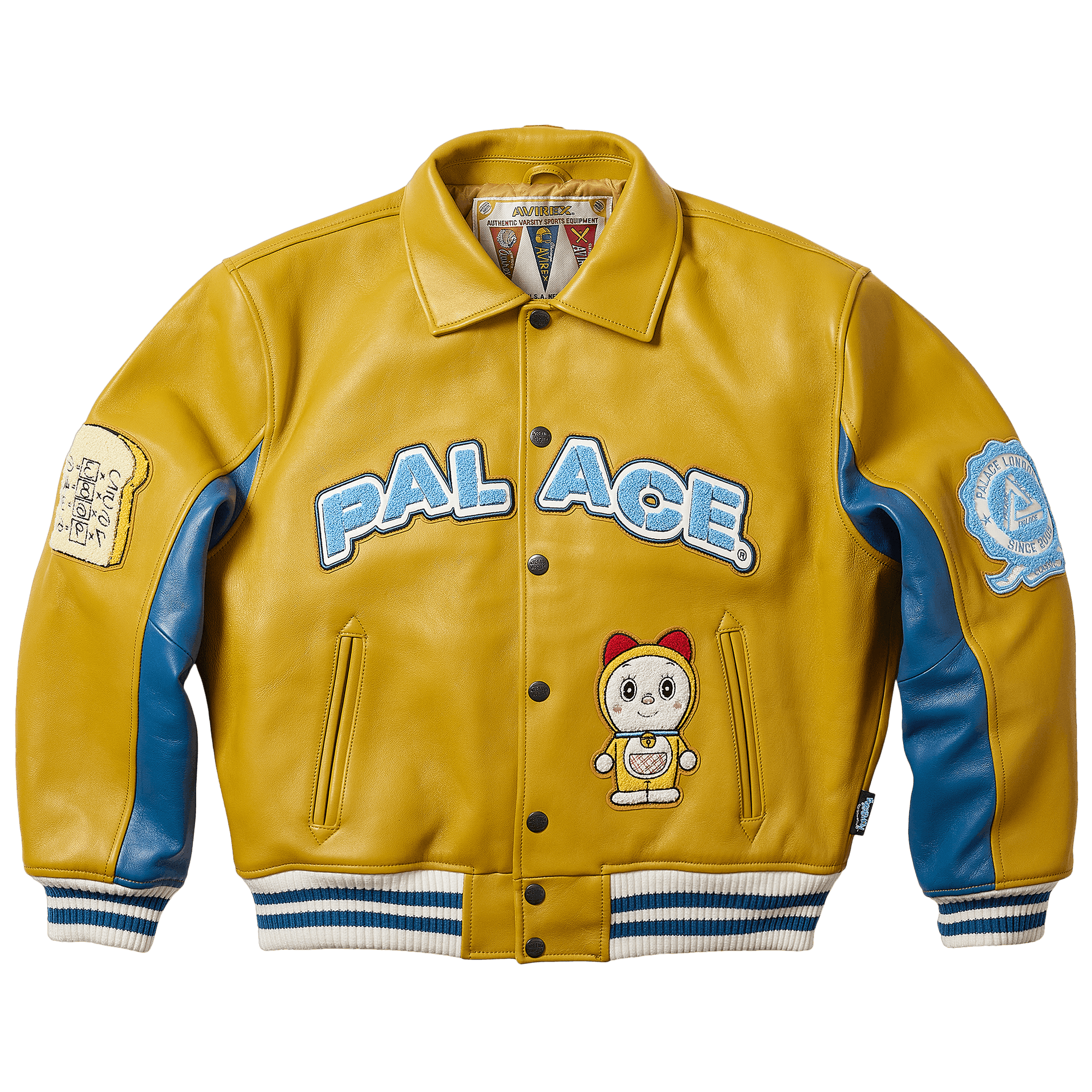 Palace x Doraemon Avirex Jacket 'Yellow'