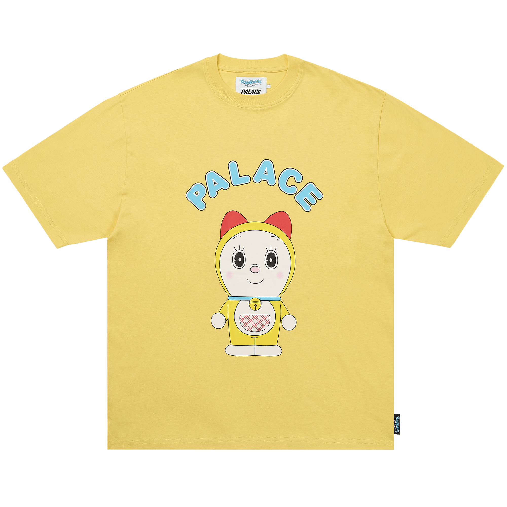 Palace x Doraemon T-Shirt 'Blessed Yellow'