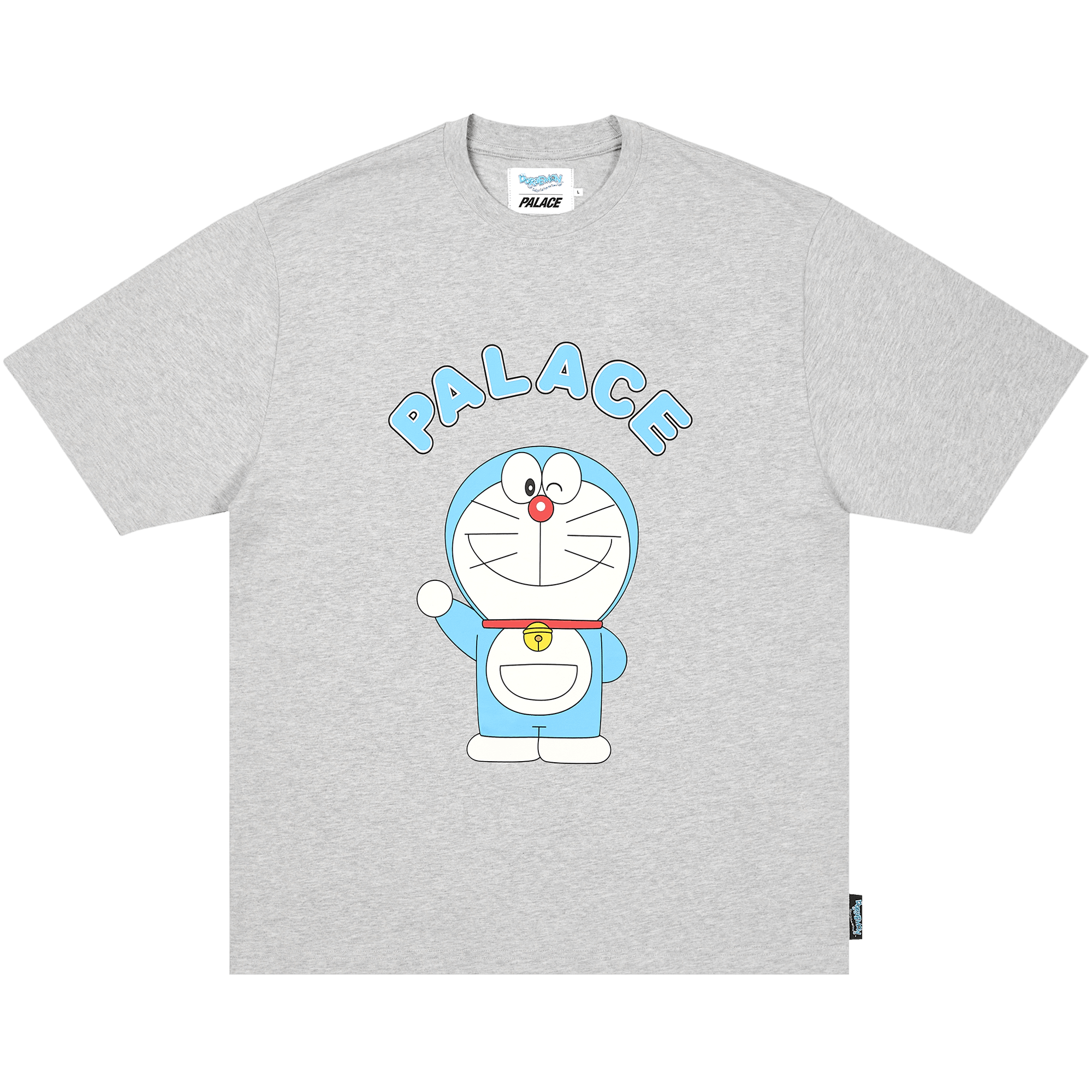 Palace x Doraemon T-Shirt 'Grey Marl'