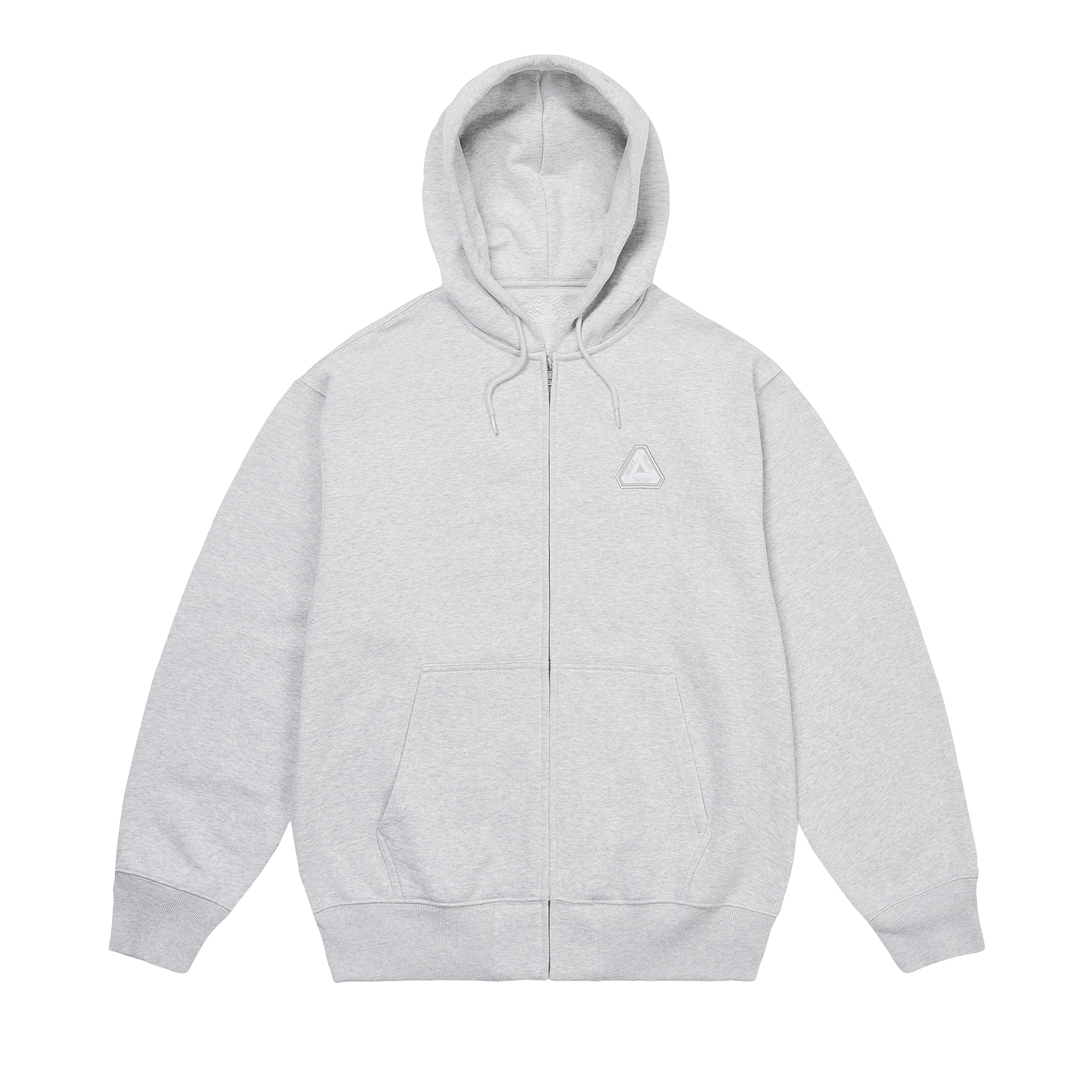 Palace Sofar Zip Hood 'Grey Marl'