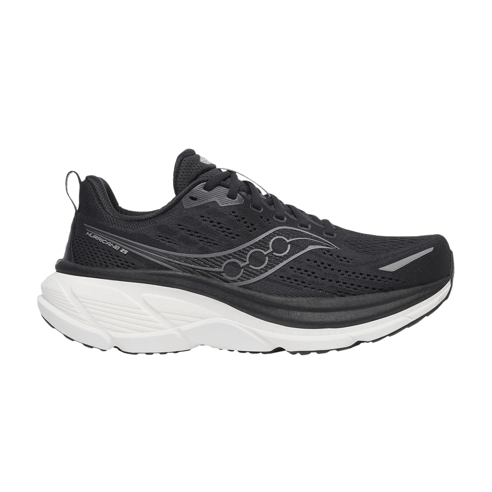 Saucony Hurricane 25 'Black White'