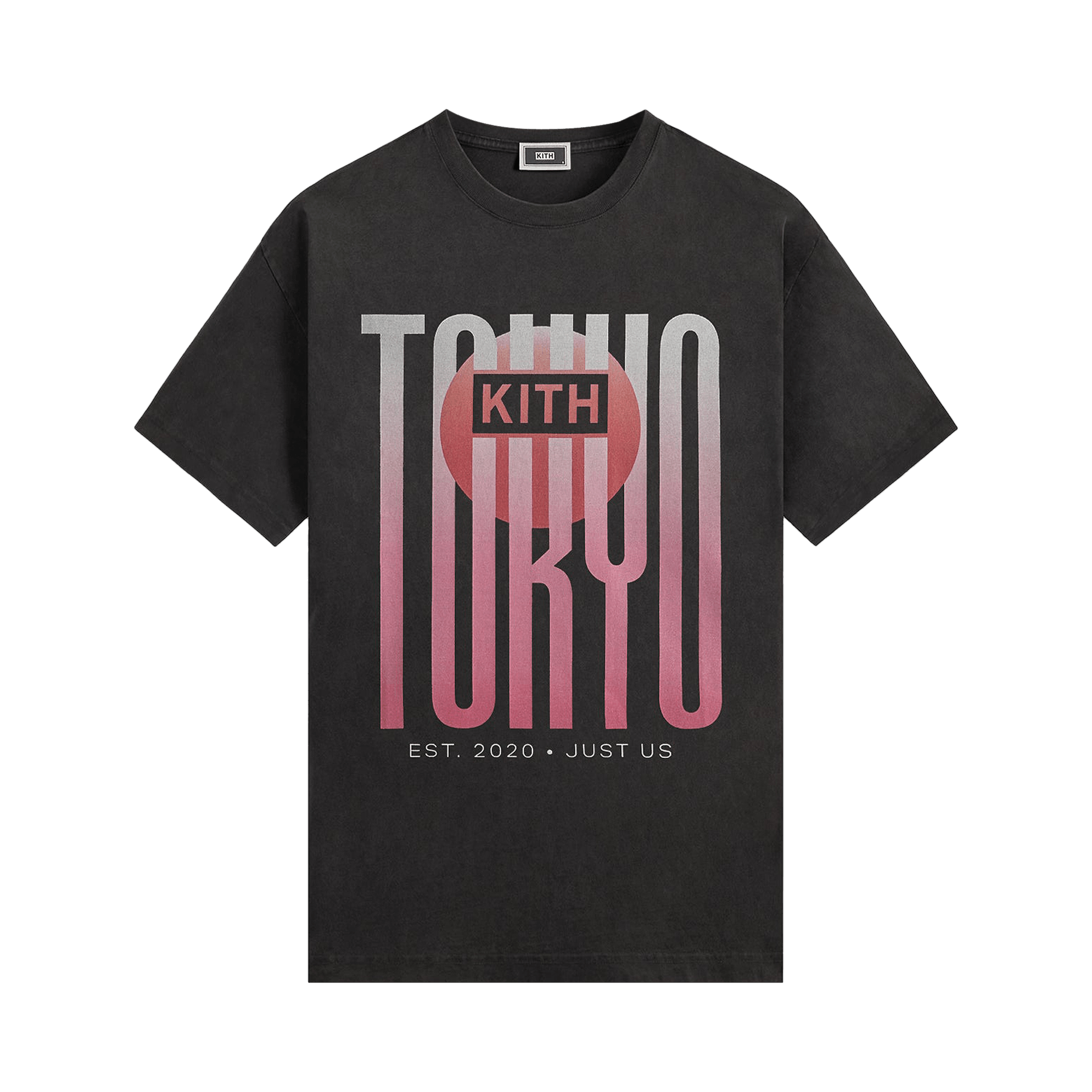 Kith Tokyo Classic Logo Vintage Tee 'Black'