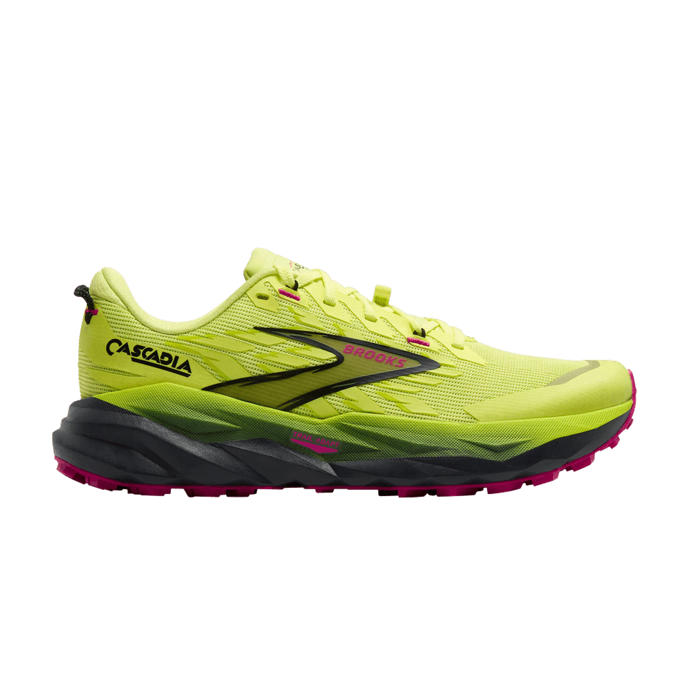 Brooks Wmns Cascadia 19 'Sunny Lime Magenta'
