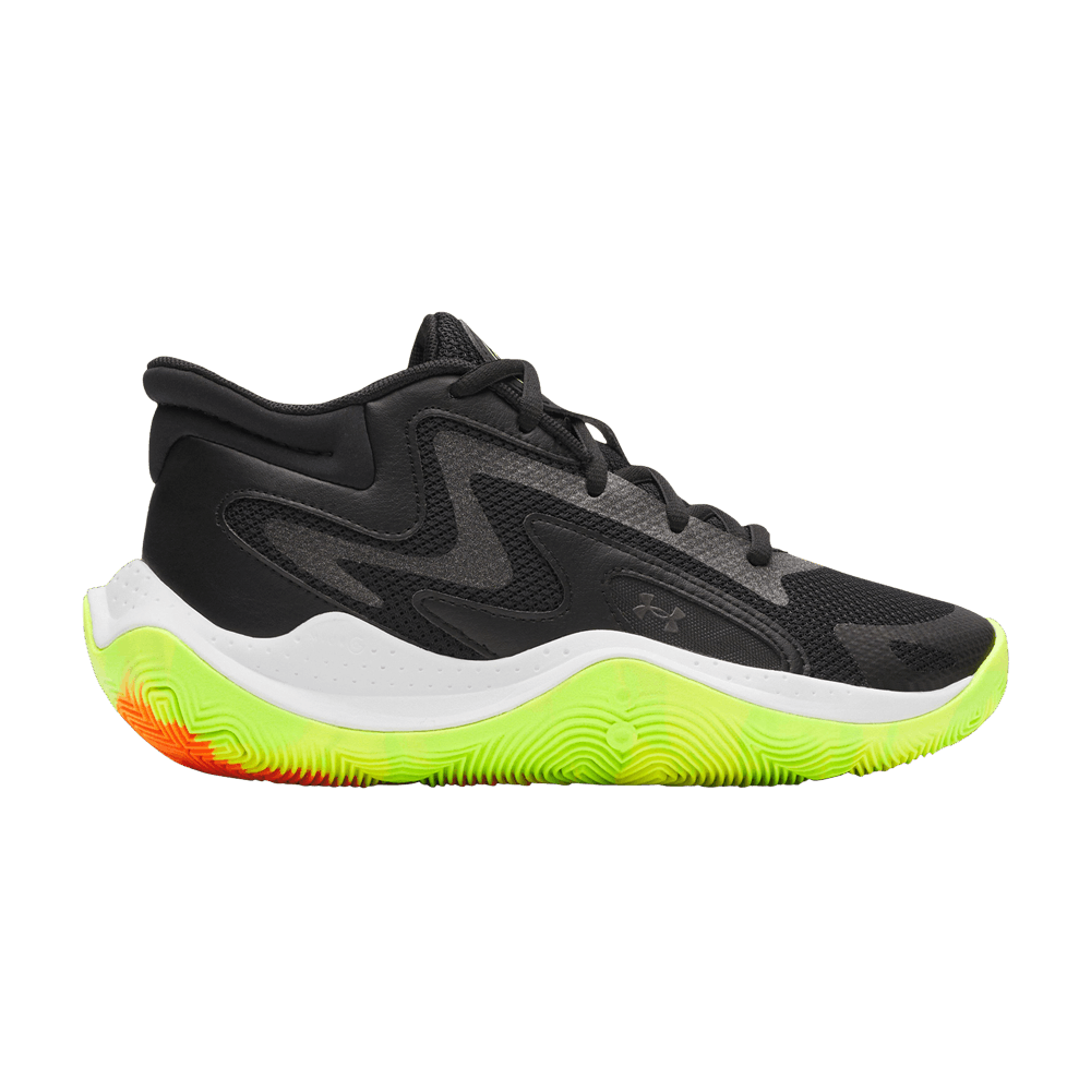 Under Armour Jet '25 GS 'Metallic Black Hyper Green'