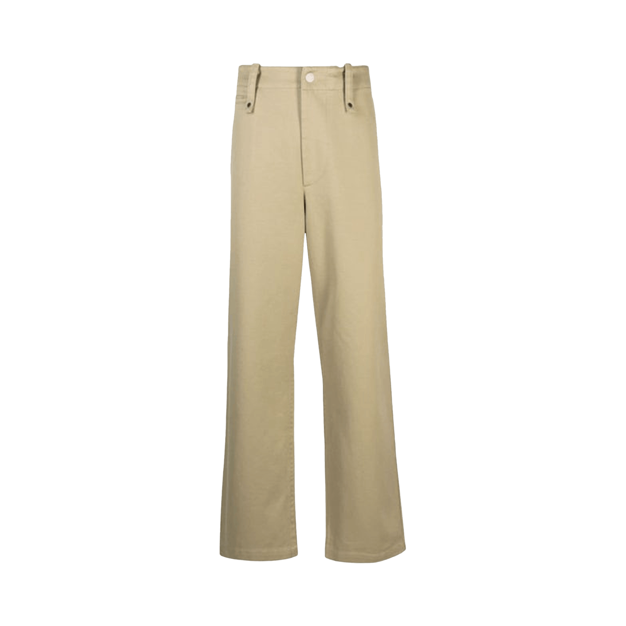 Burberry Straight Leg Loose Fit Trousers 'Beige'