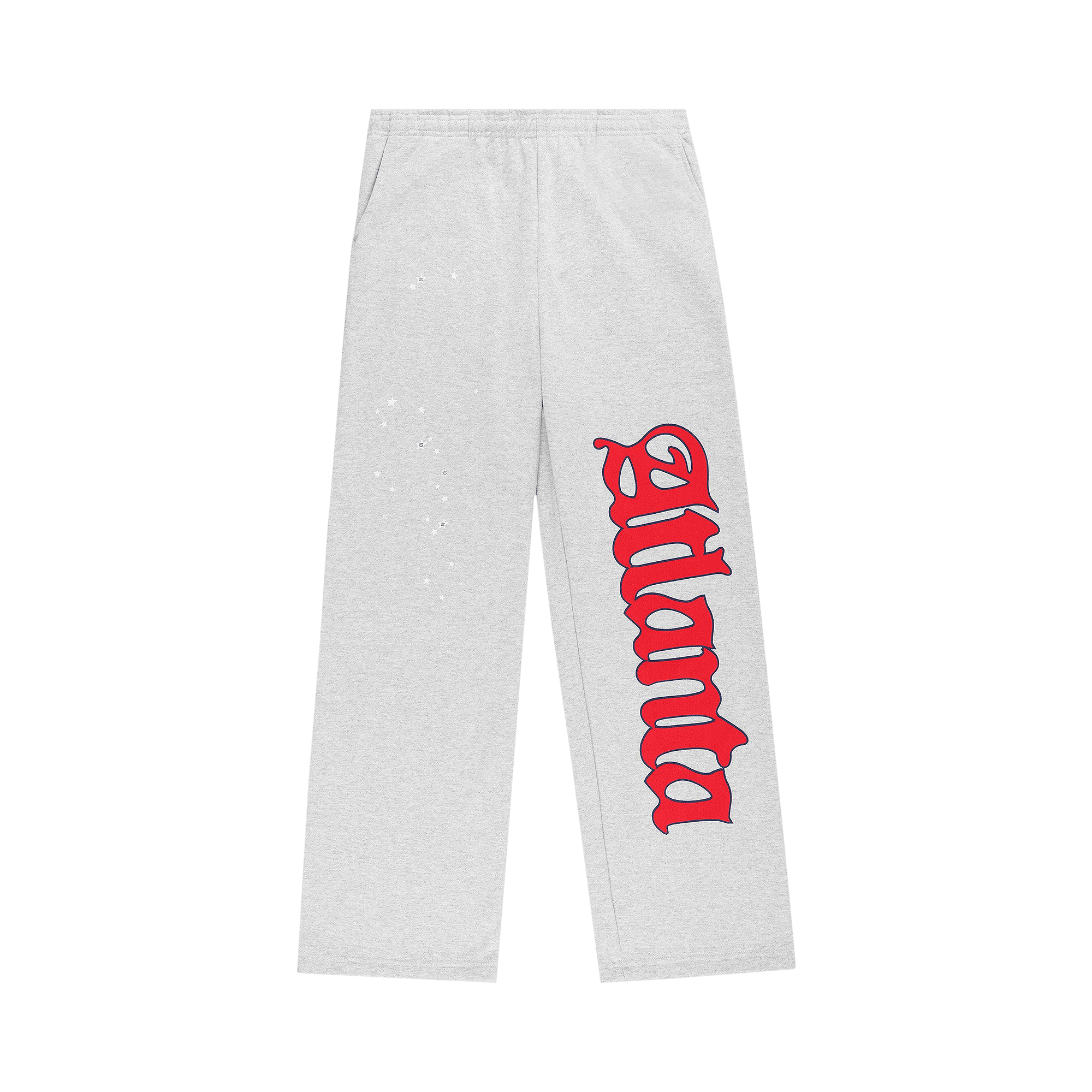 Sp5der Atlanta Wide Leg Sweatpant 'Heather Grey'