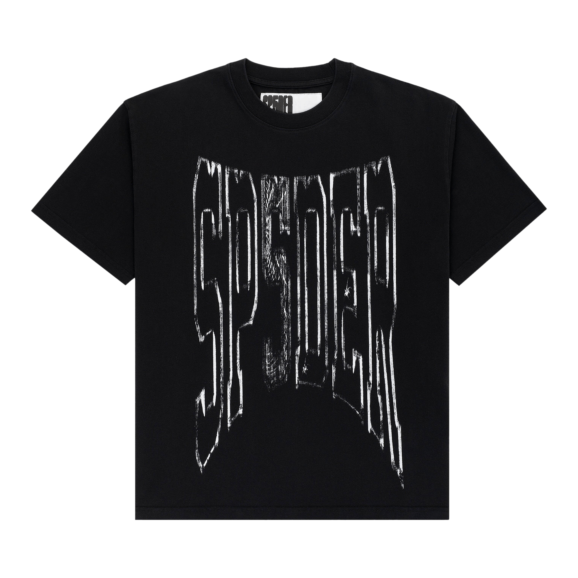 Sp5der Diffused Collegiate Tee 'Black'