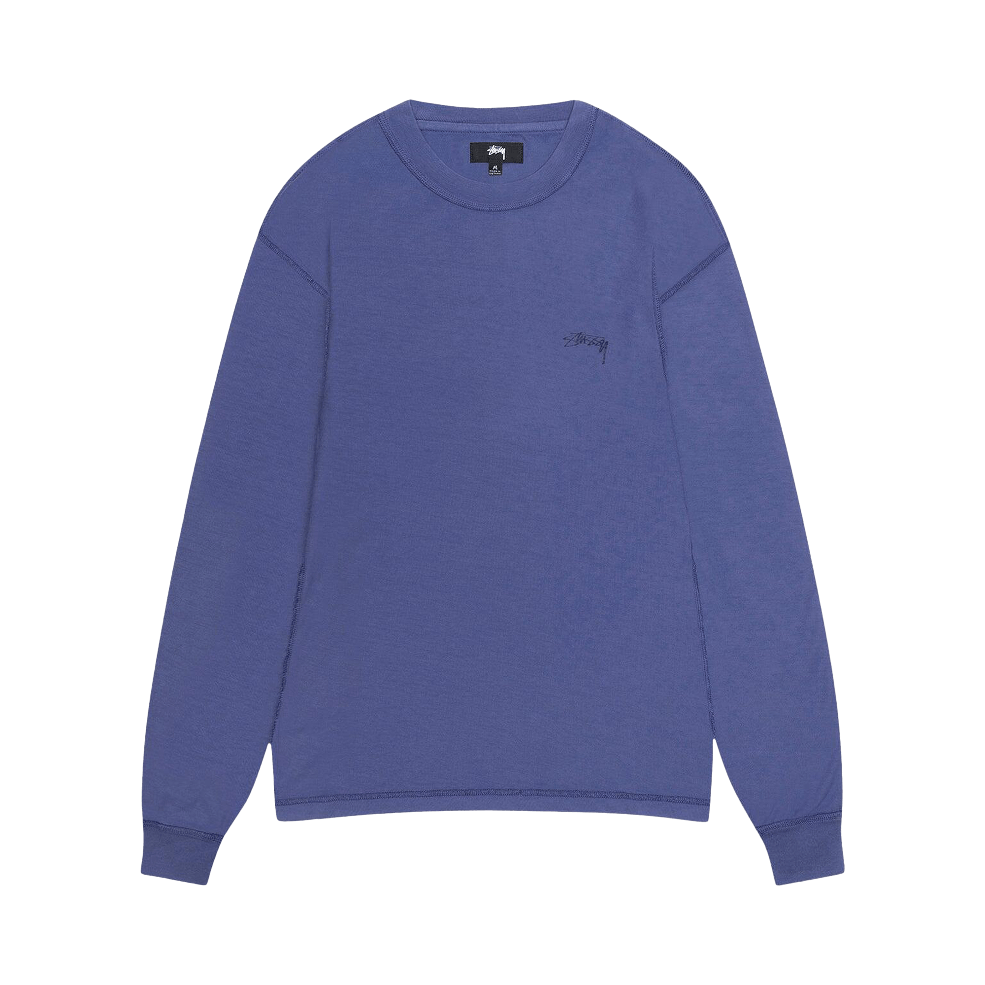 Stussy Lazy Long-Sleeve Tee 'Vintage Navy'