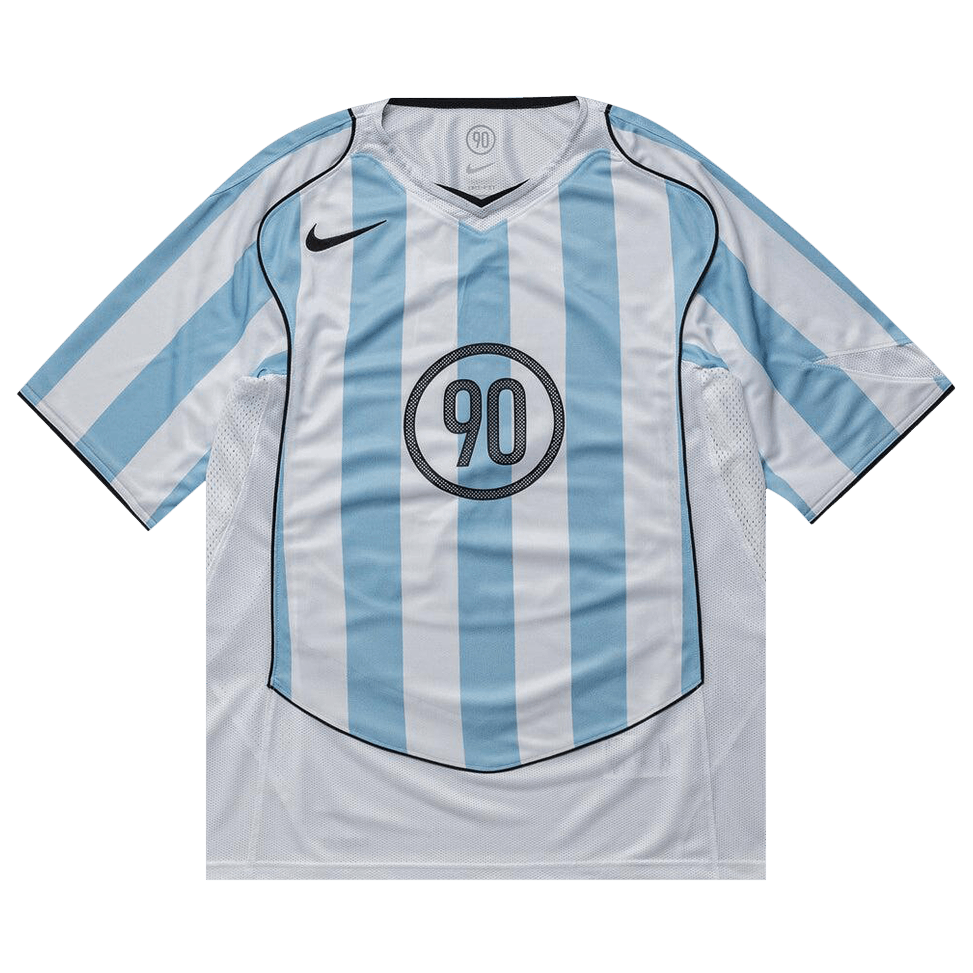 Nike T90 Dri-Fit Soccer Jersey 'Psychic Blue/White/Black/Black'