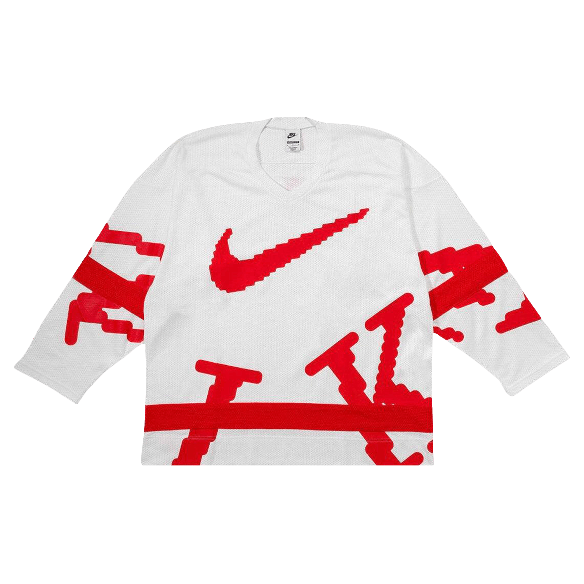 Nike Sportswear Club Hockey Jersey 'White/University Red/University Red'