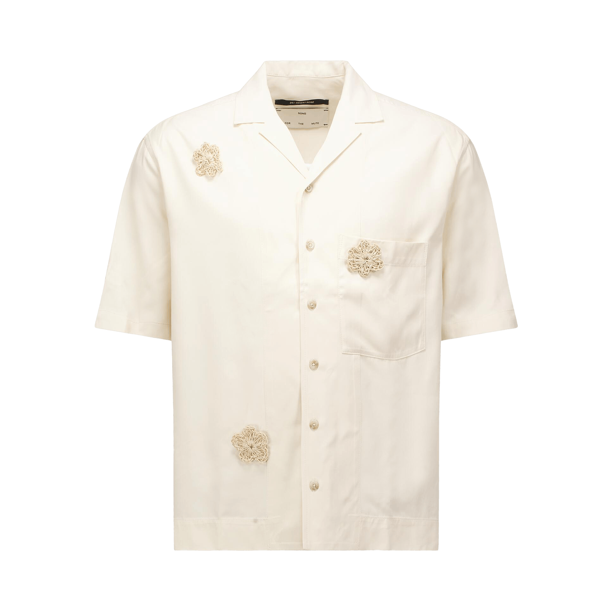 Song for the Mute Daisy Short-Sleeve Box Shirt 'White'