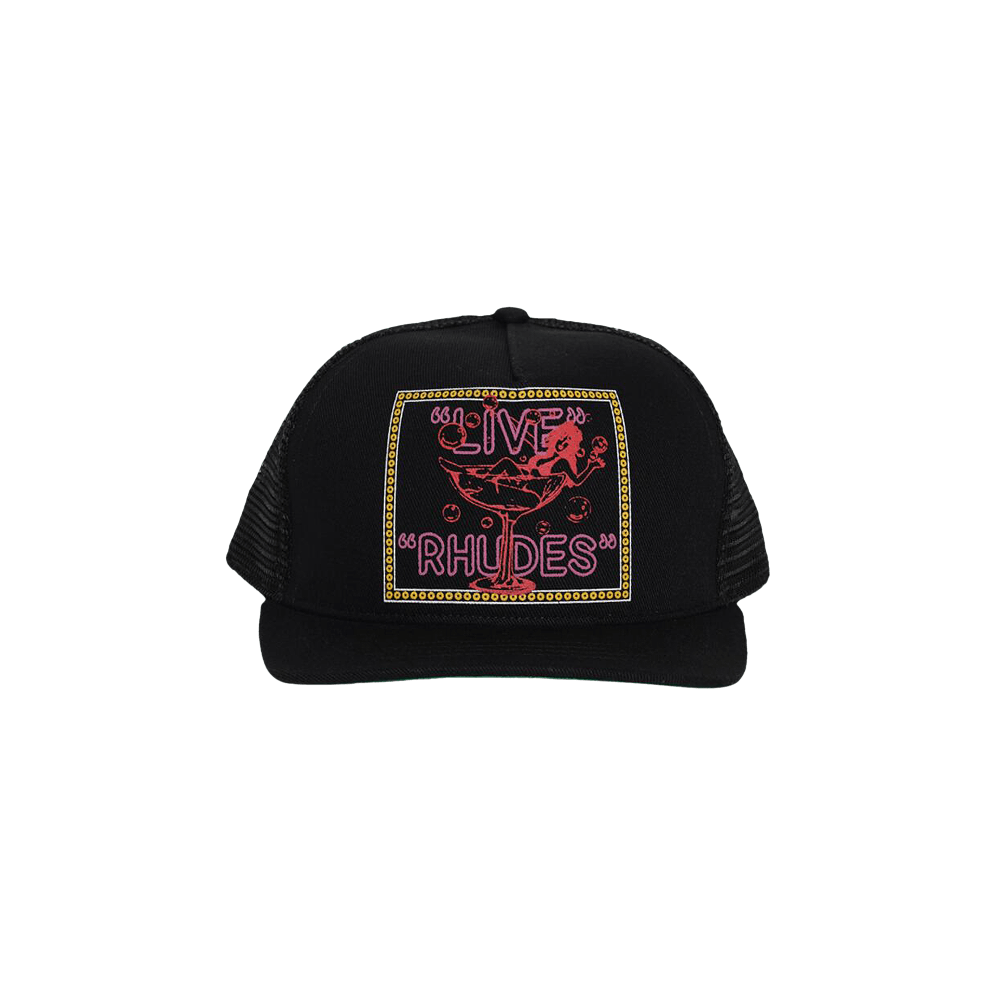 Rhude Live Rhudes Trucker Hat 'Black'