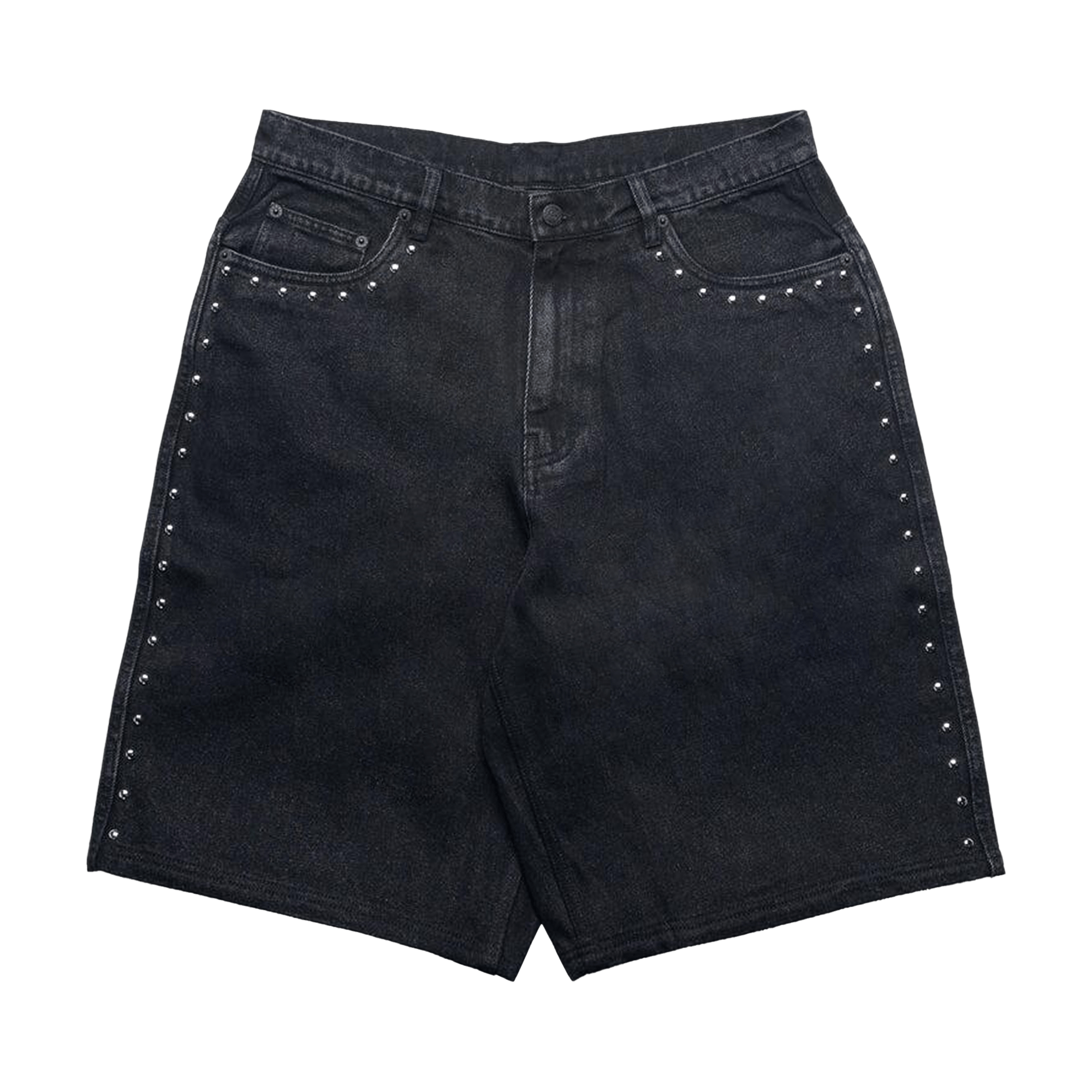 Pleasures Lucky Studded Jorts 'Black'