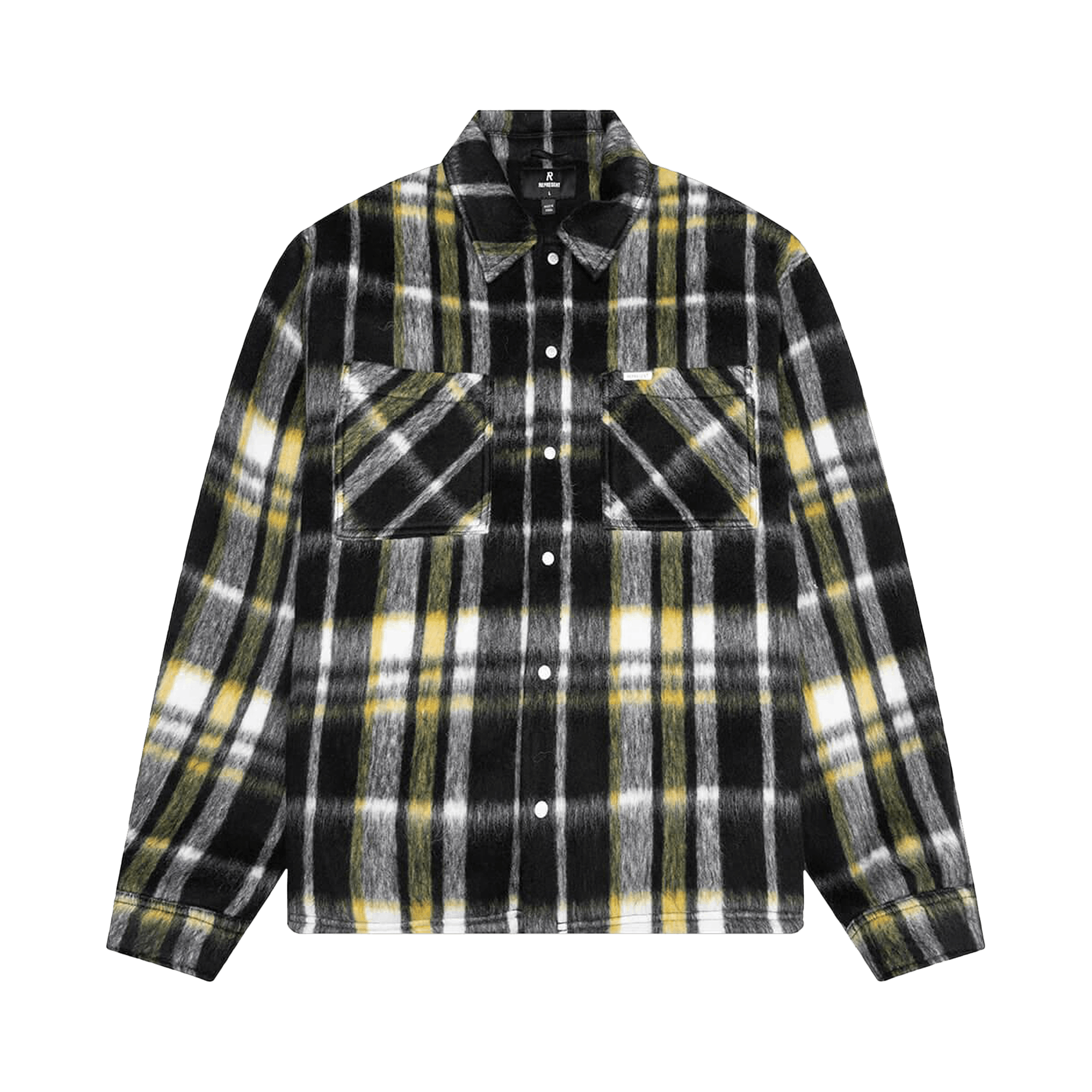 Represent Clo Textured Overshirt 'Jet Black'