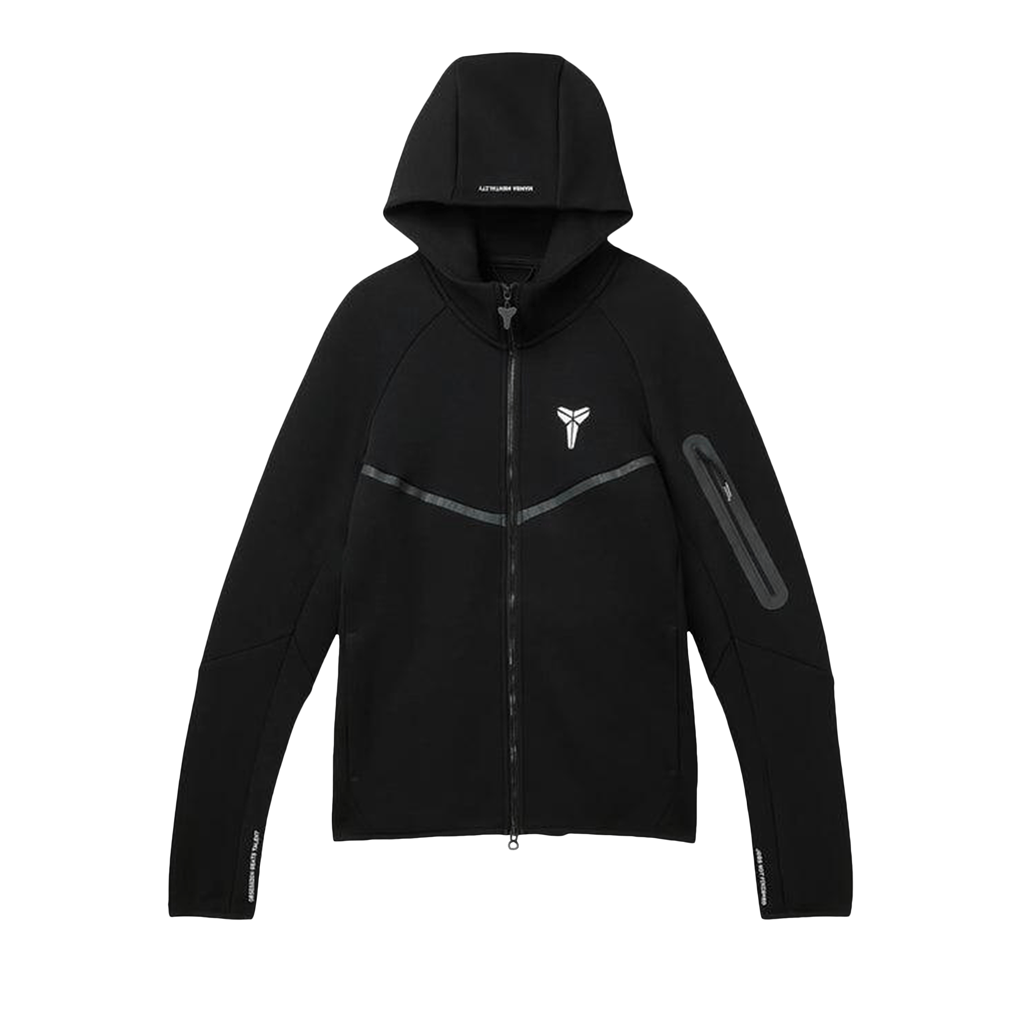 Nike Kobe Tech Fleece Full-Zip Windrunner Jacket 'Black/White'