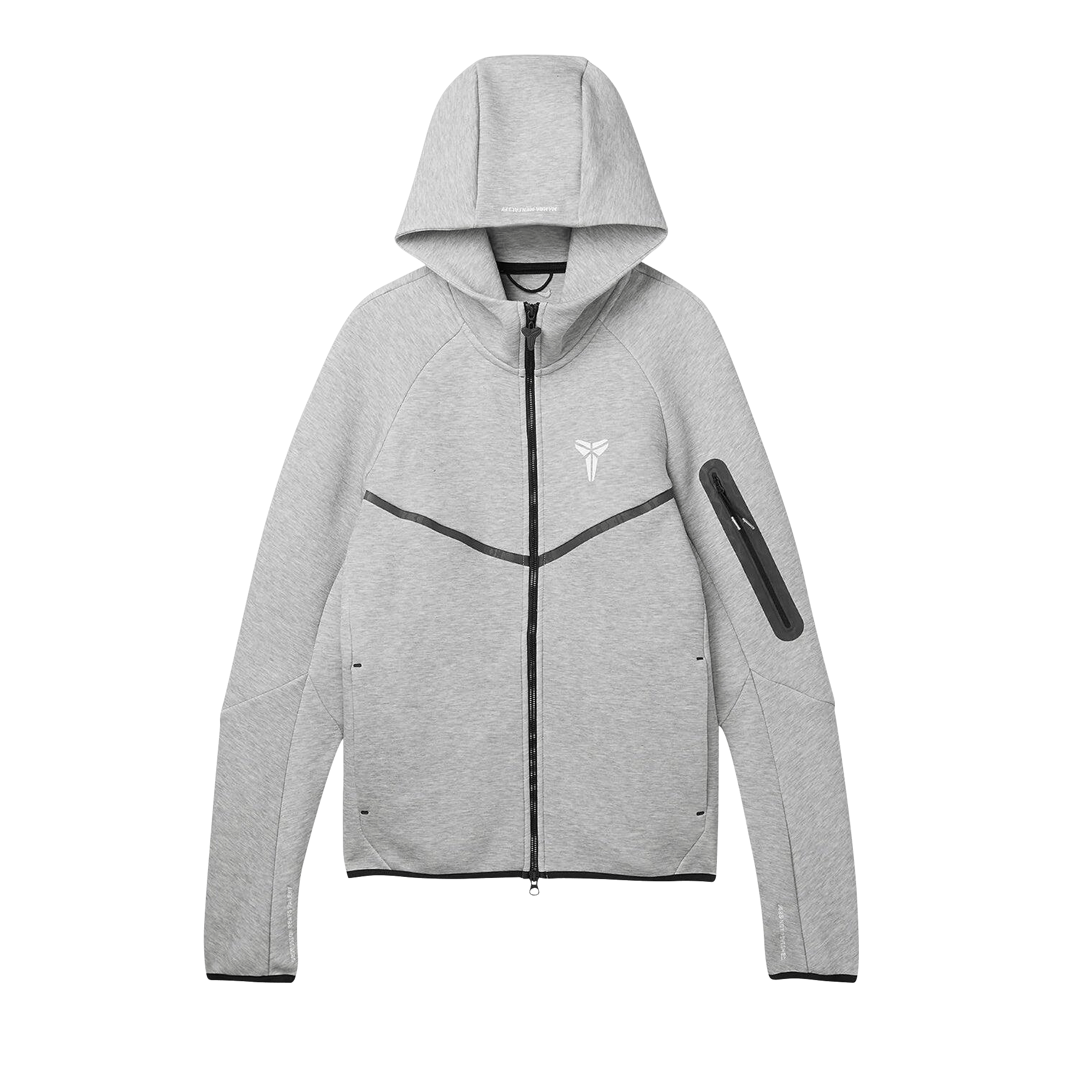 Nike Kobe Tech Fleece Full-Zip Windrunner Jacket 'Dark Grey Heather/White'