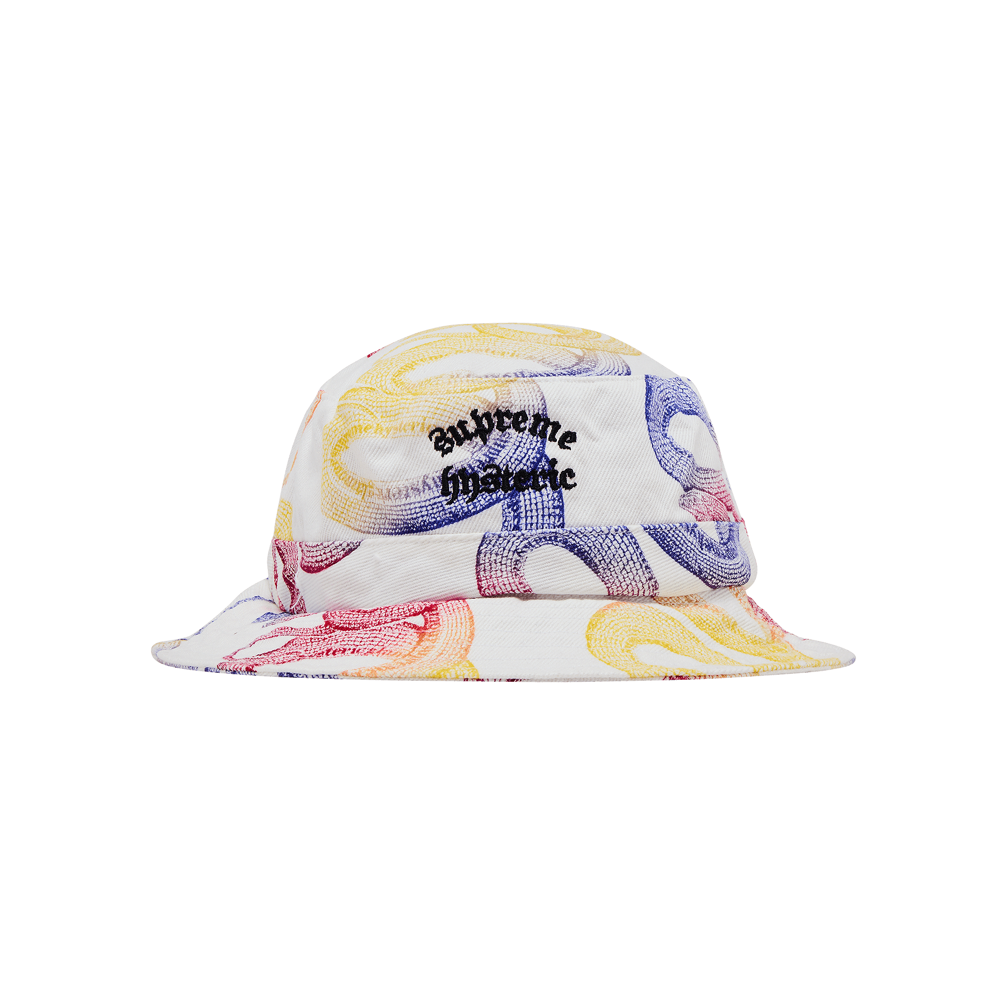 Supreme x Hysteric Glamour Snake Denim Crusher 'White'